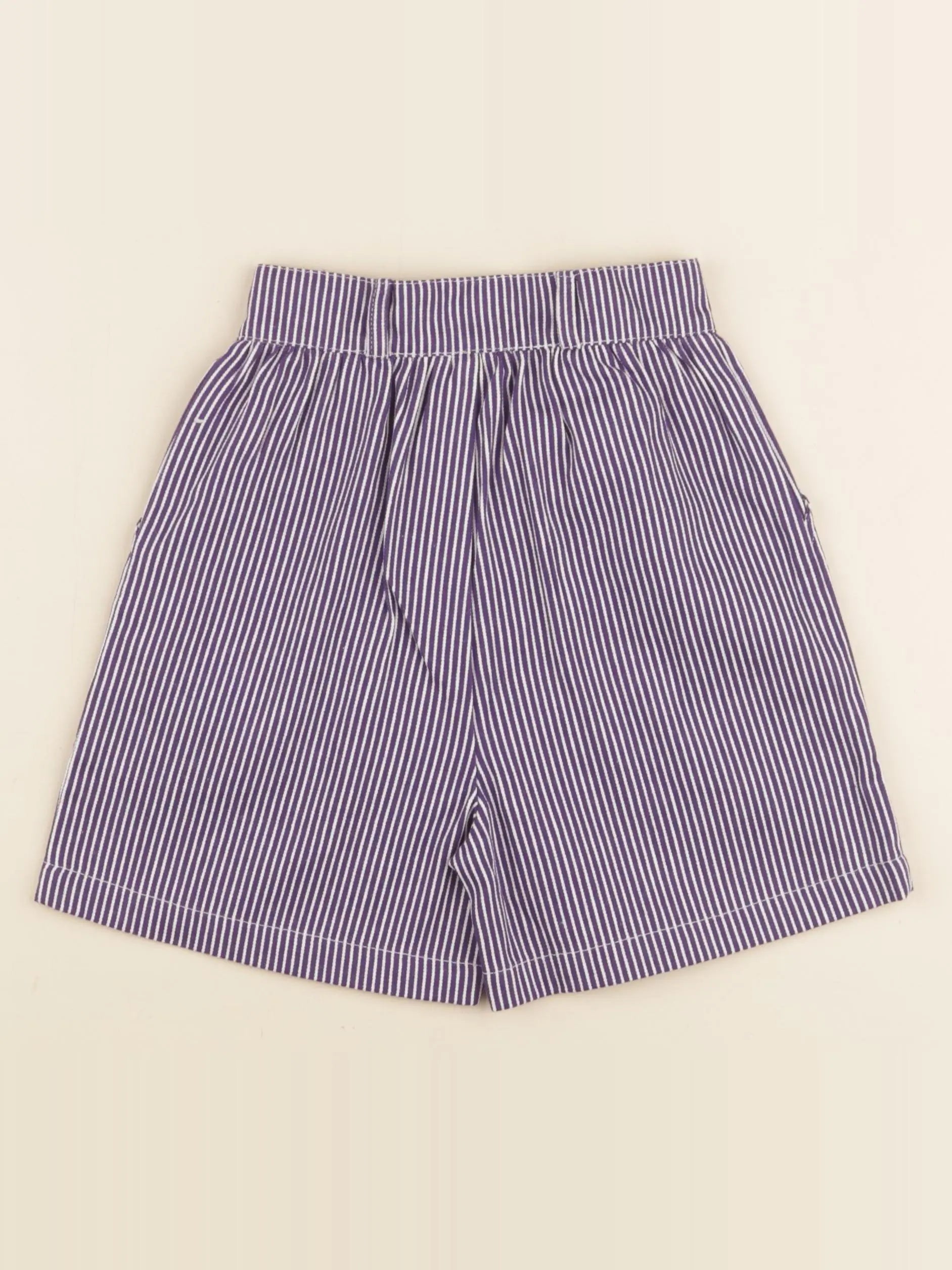 Short ARSENE rayé bleu, blanc