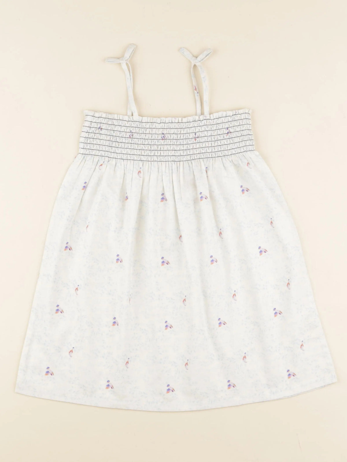 Robe AMICIE fleur bleu