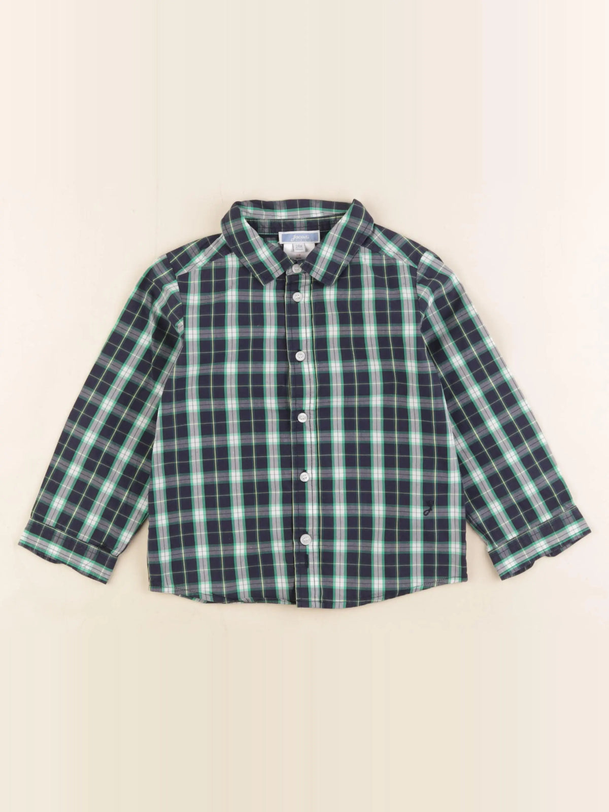 Jacadi - chemise bleu - 24 mois
