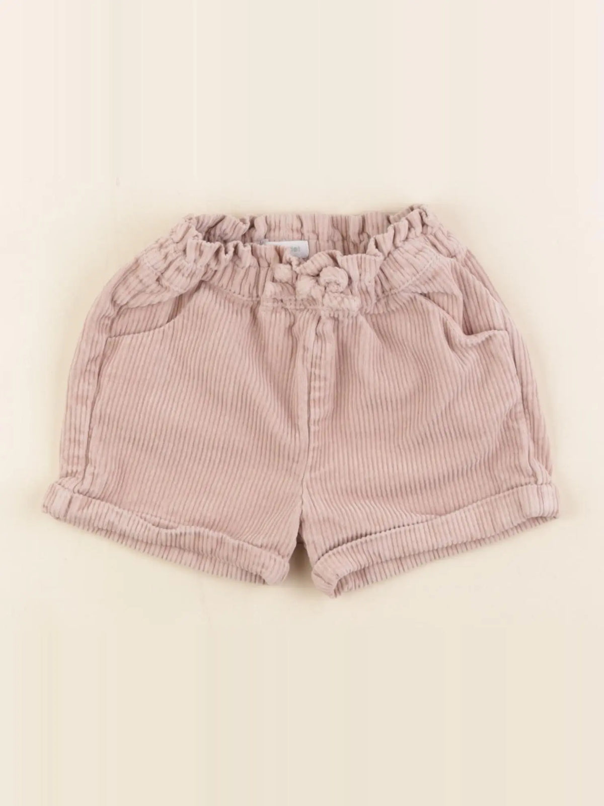 Vertbaudet - short rose - 18 mois