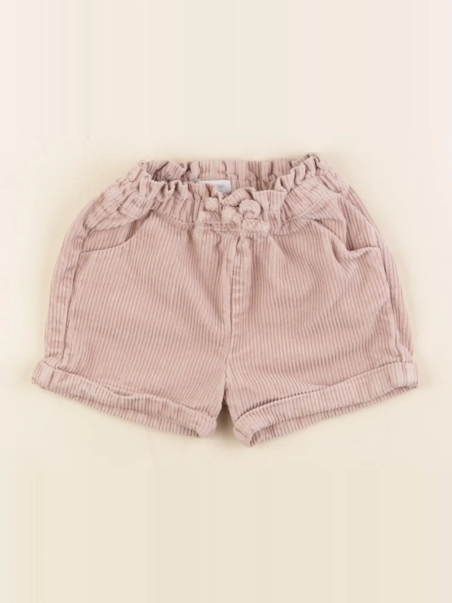 Vertbaudet - short rose - 18 mois