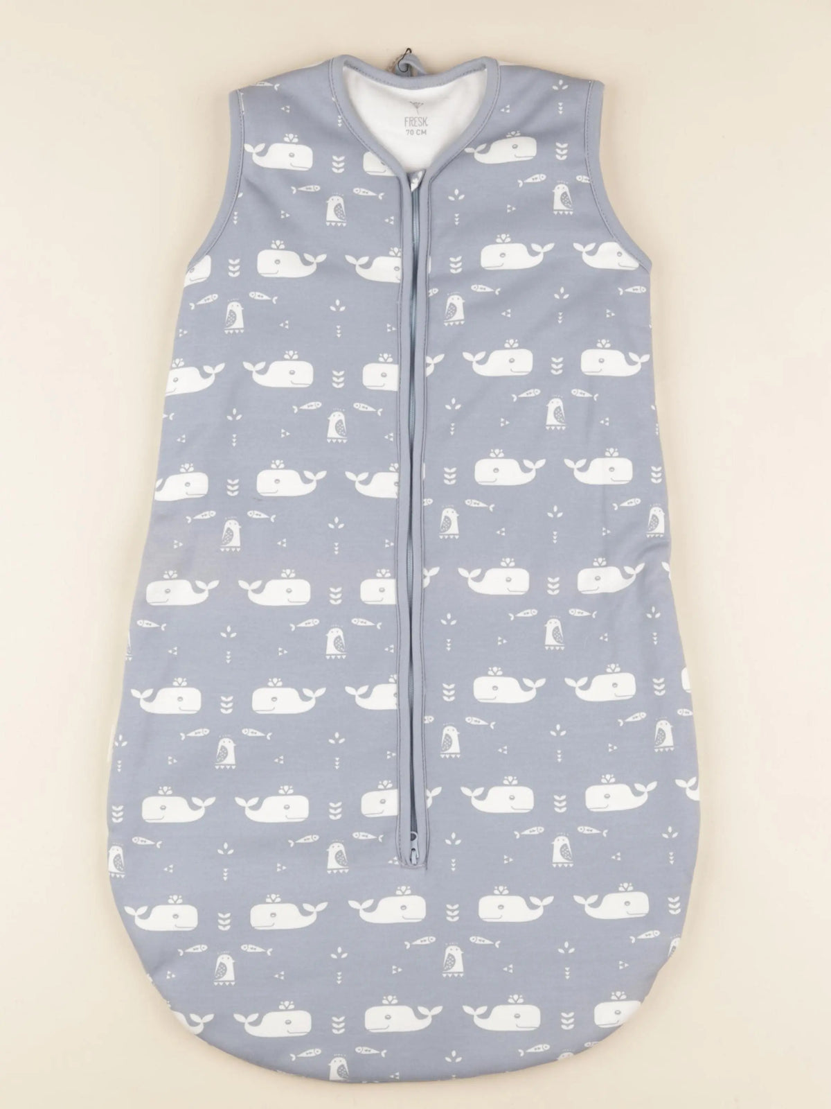 Gigoteuse 70 cm TOG 2,8 bleu Baleines