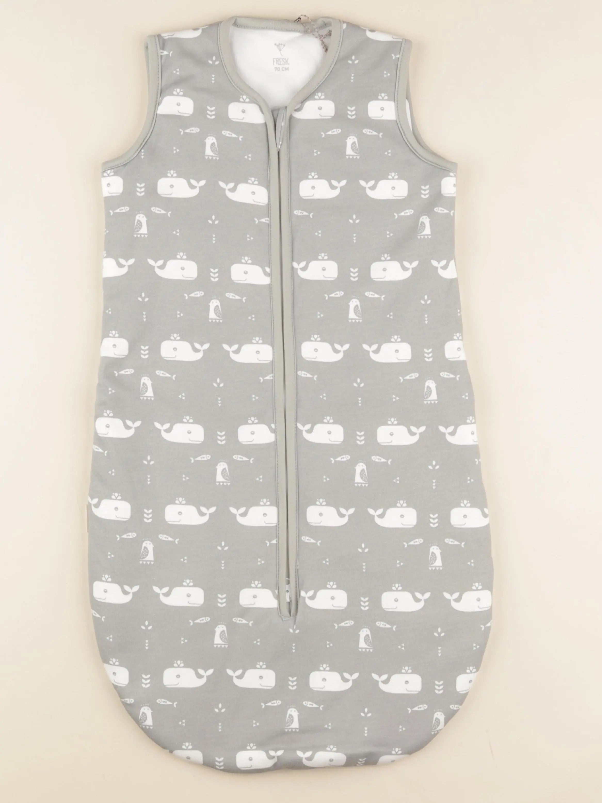 Gigoteuse 70 cm TOG 2,8 gris Baleines