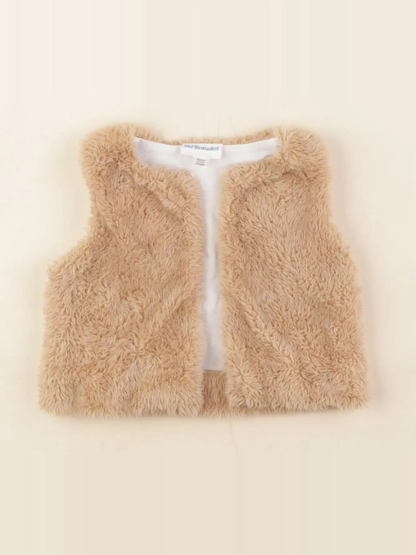 Vertbaudet - gilet marron - 3 mois