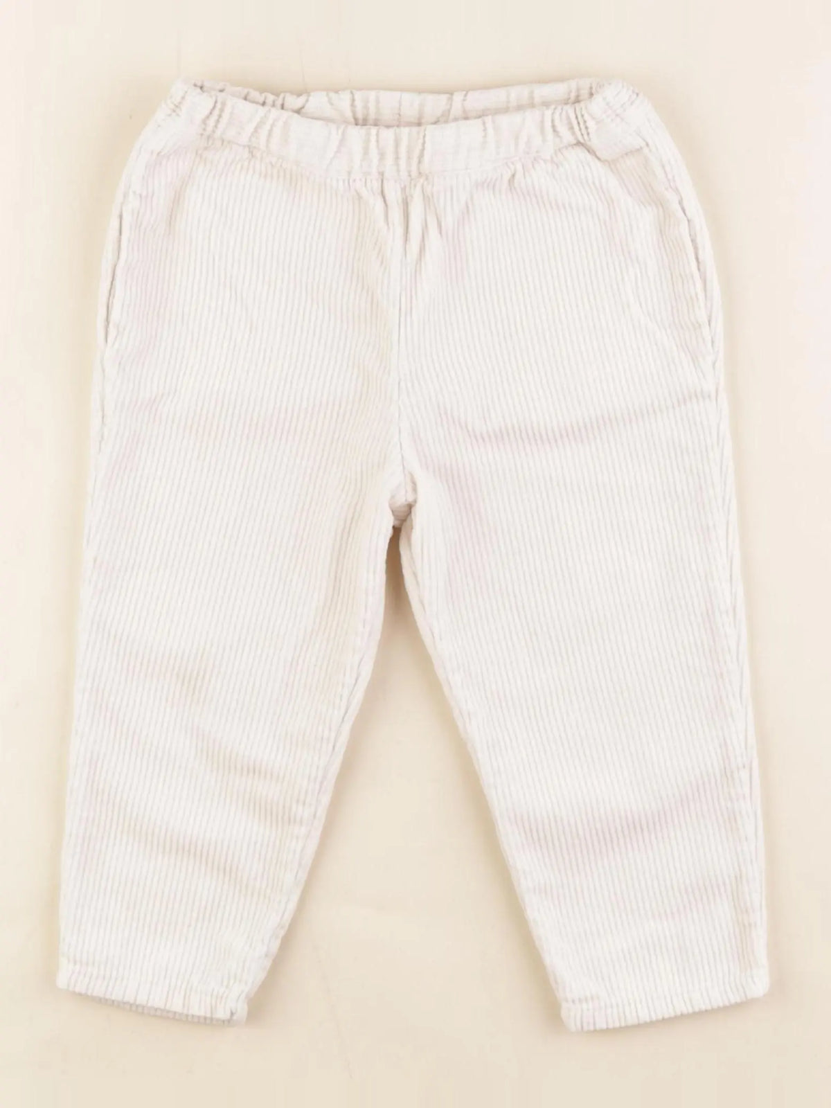 Natalys - pantalon blanc - 24 mois