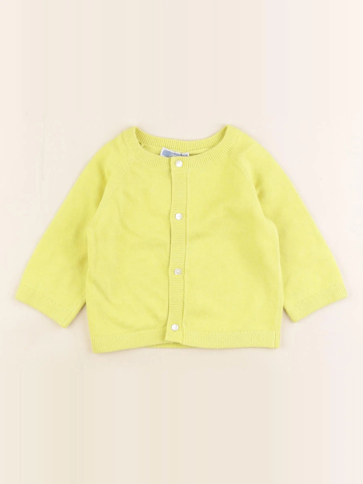 Jacadi - gilet jaune - 6 mois