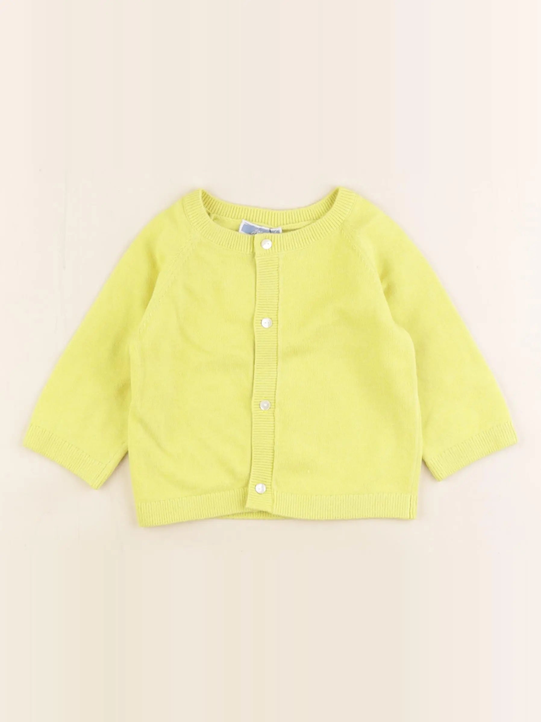 Jacadi - gilet jaune - 6 mois