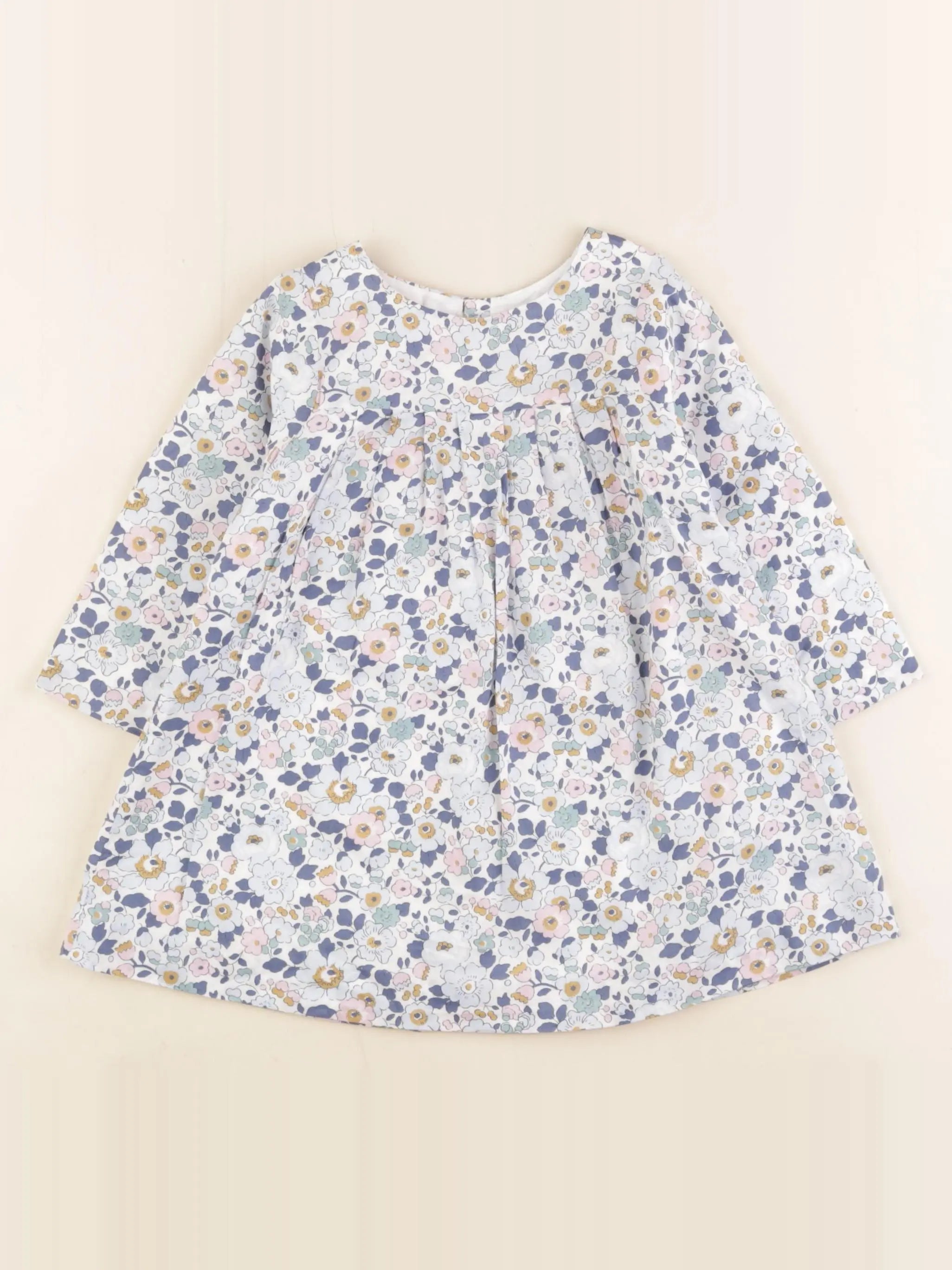 Jacadi - robe liberty multicolore - 18 mois