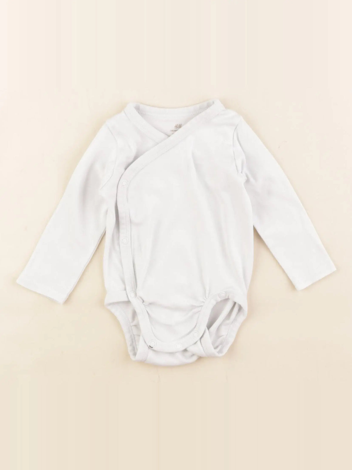 H&M - body blanc - 2/4 mois