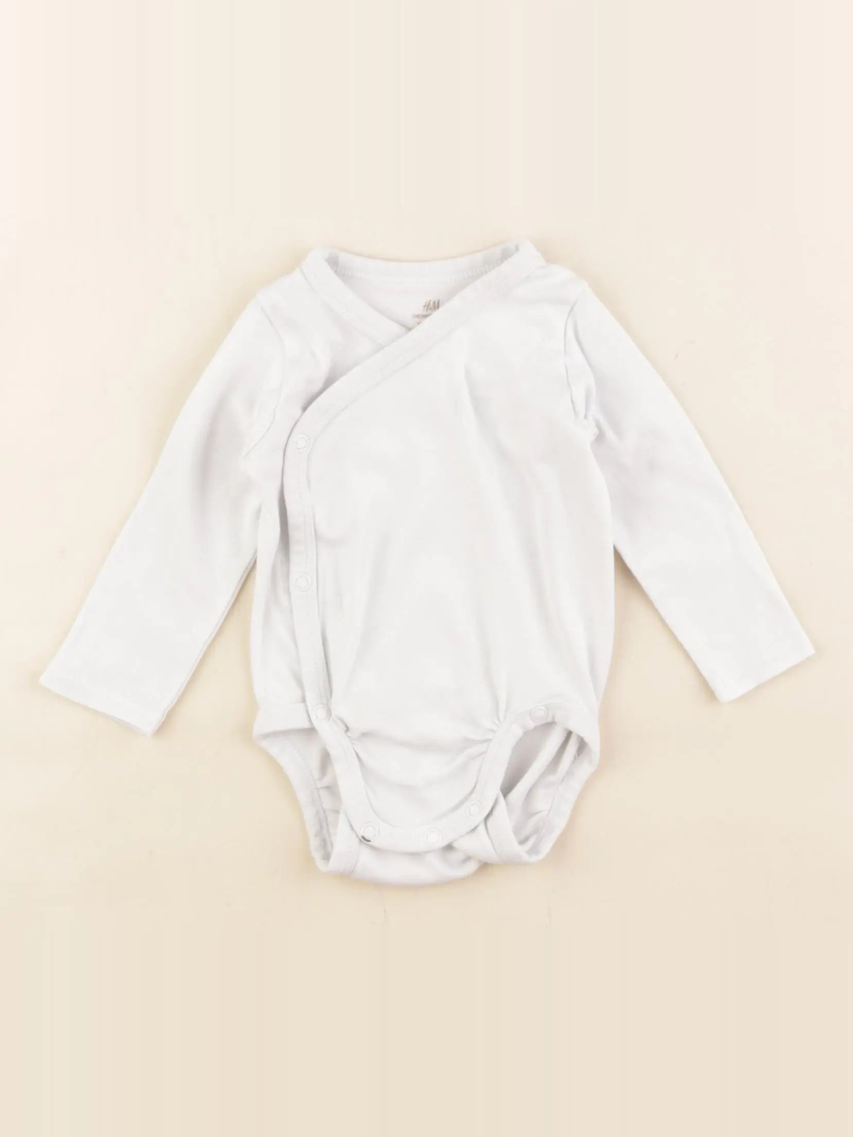 H&M - body blanc - 2/4 mois