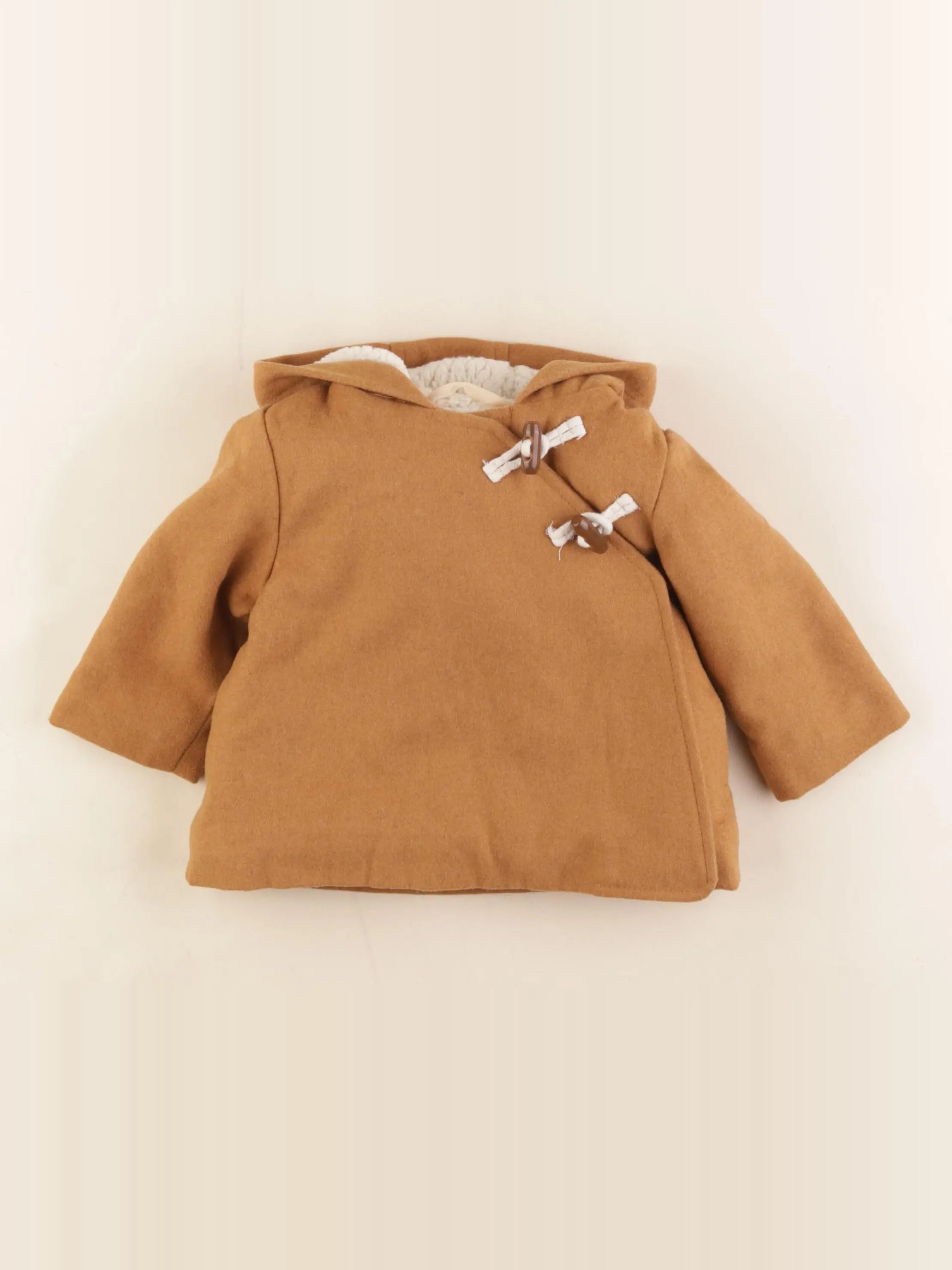 Vertbaudet - manteau marron - 6 mois