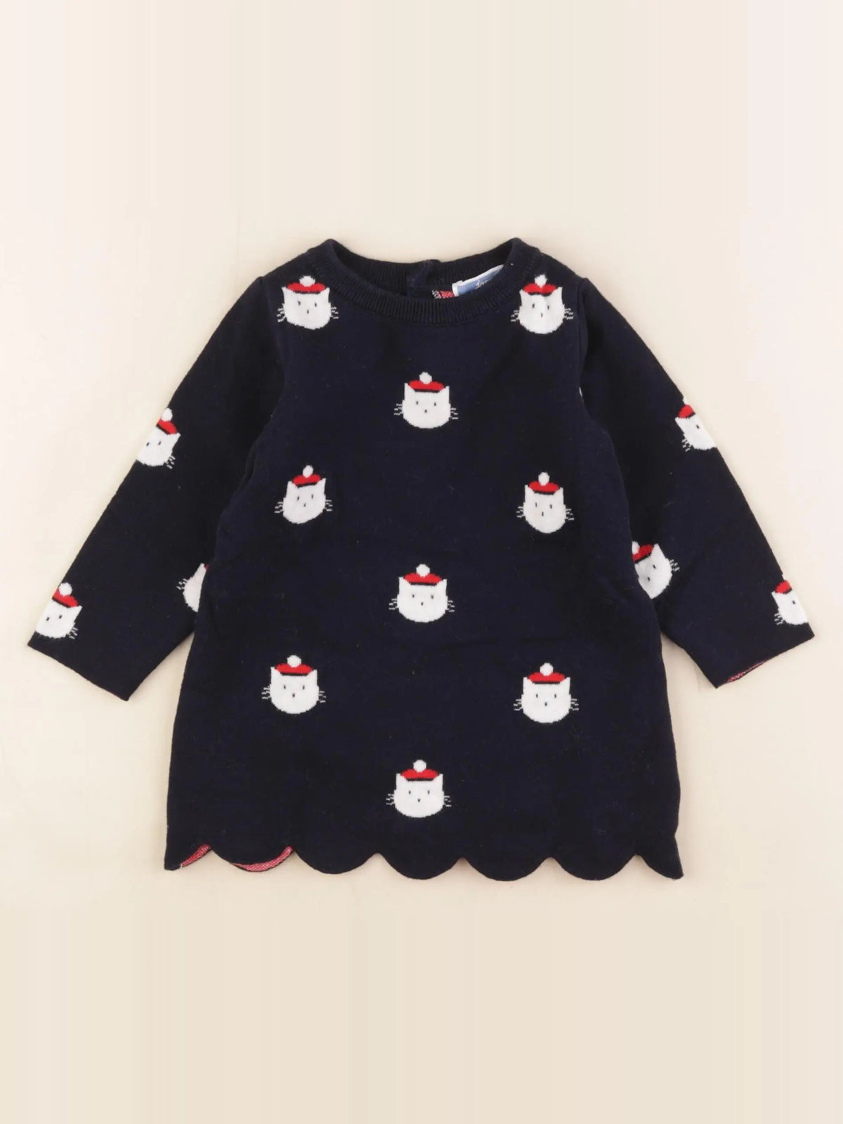 Jacadi - robe bleu - 12 mois