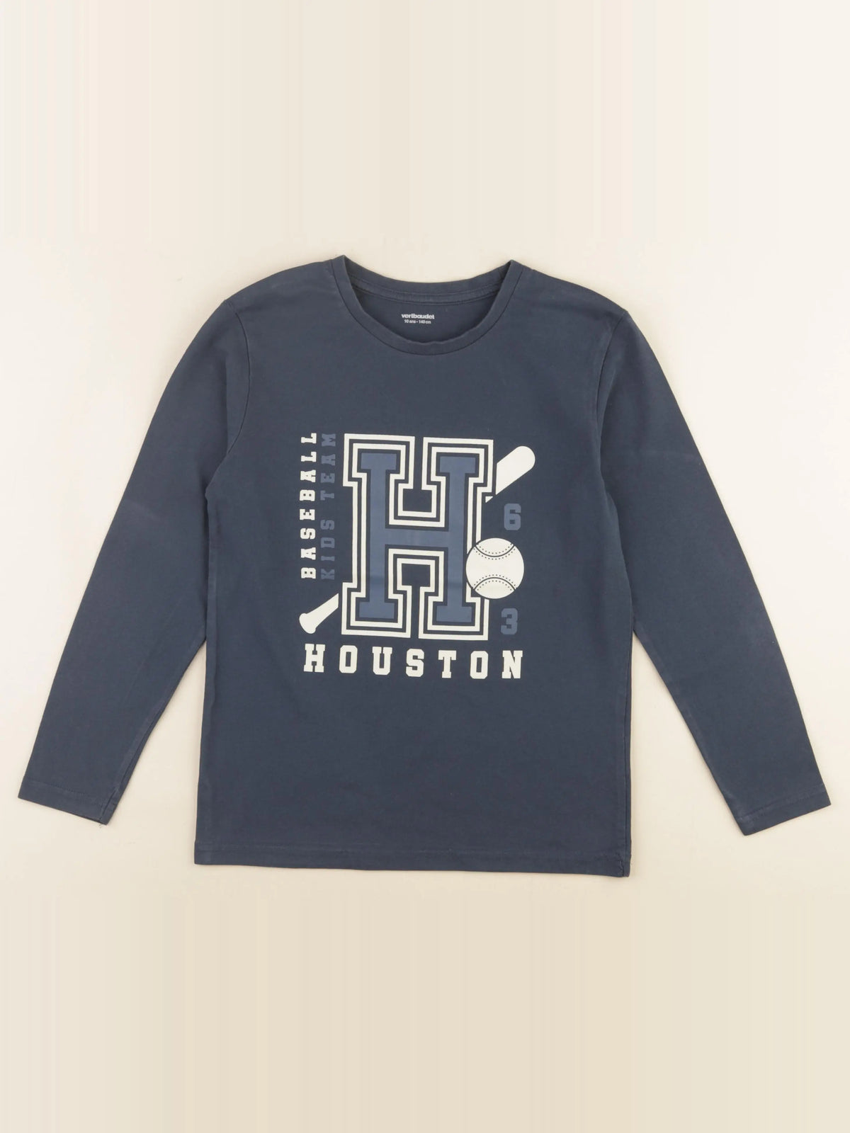 Vertbaudet - tee-shirt bleu - 10 ans
