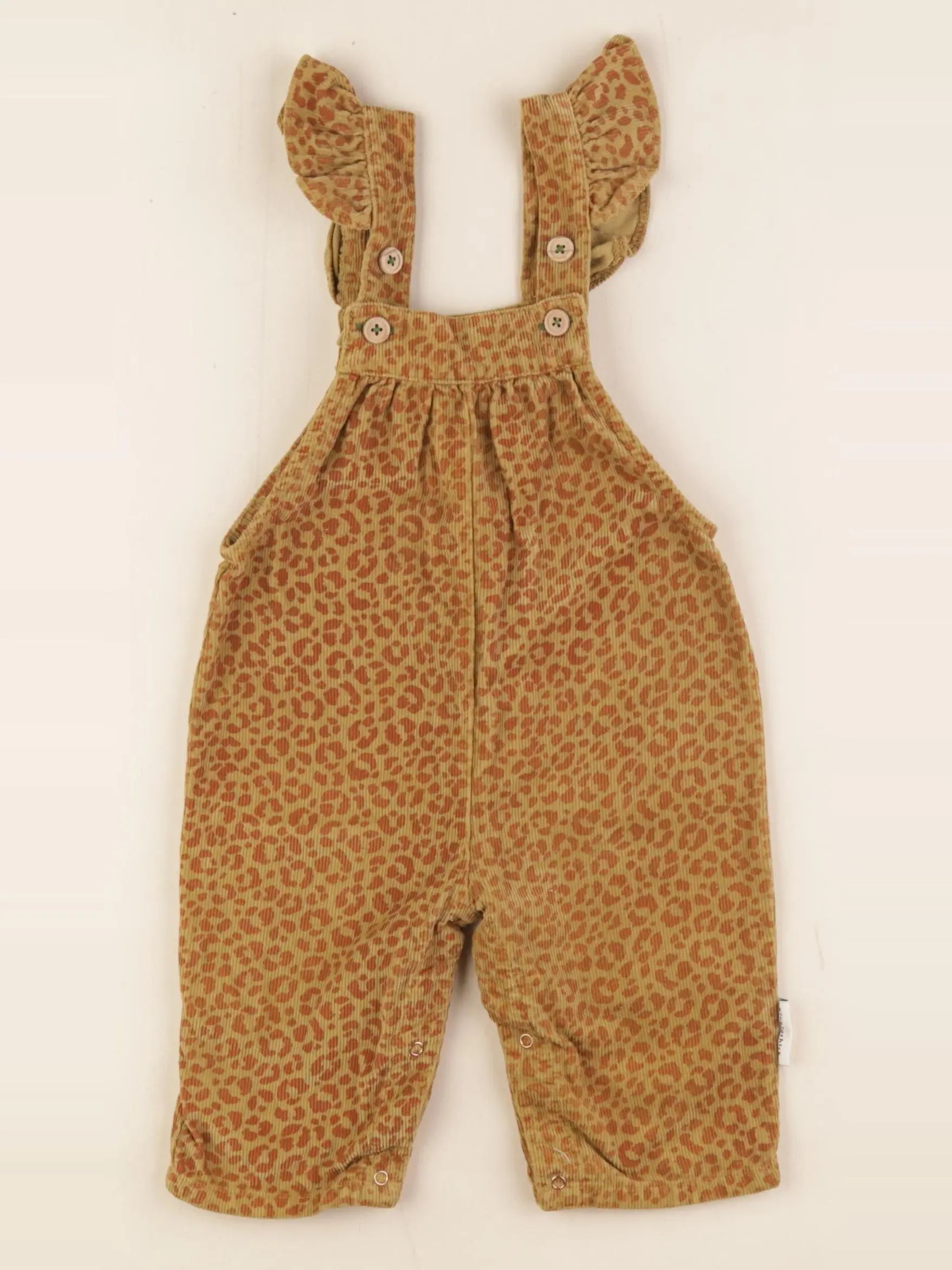 Piupiuchick - salopette marron - 6 mois