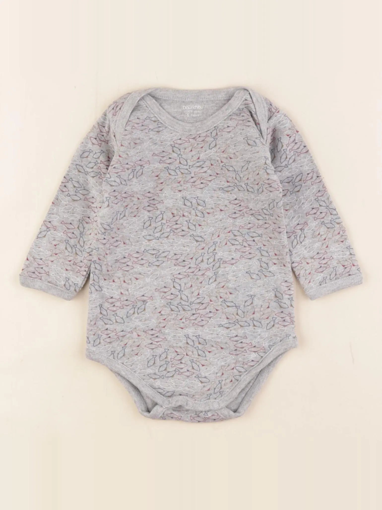 Boutchou - body gris - 6 mois