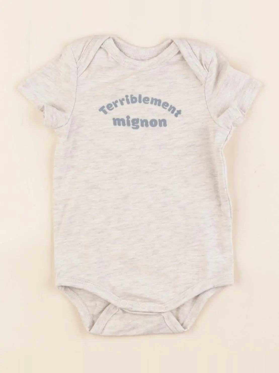 Tape à l'oeil - body beige - 1 mois