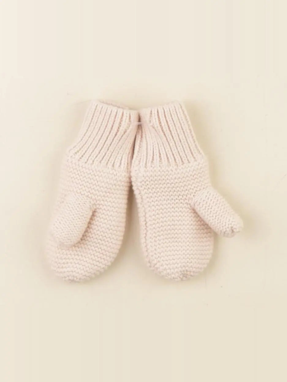 H&M - moufles rose - 6/12 mois