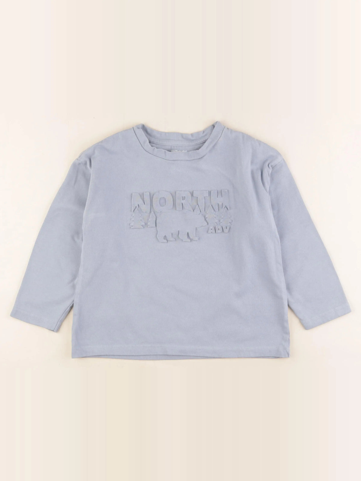 Vertbaudet - tee-shirt bleu - 6 ans