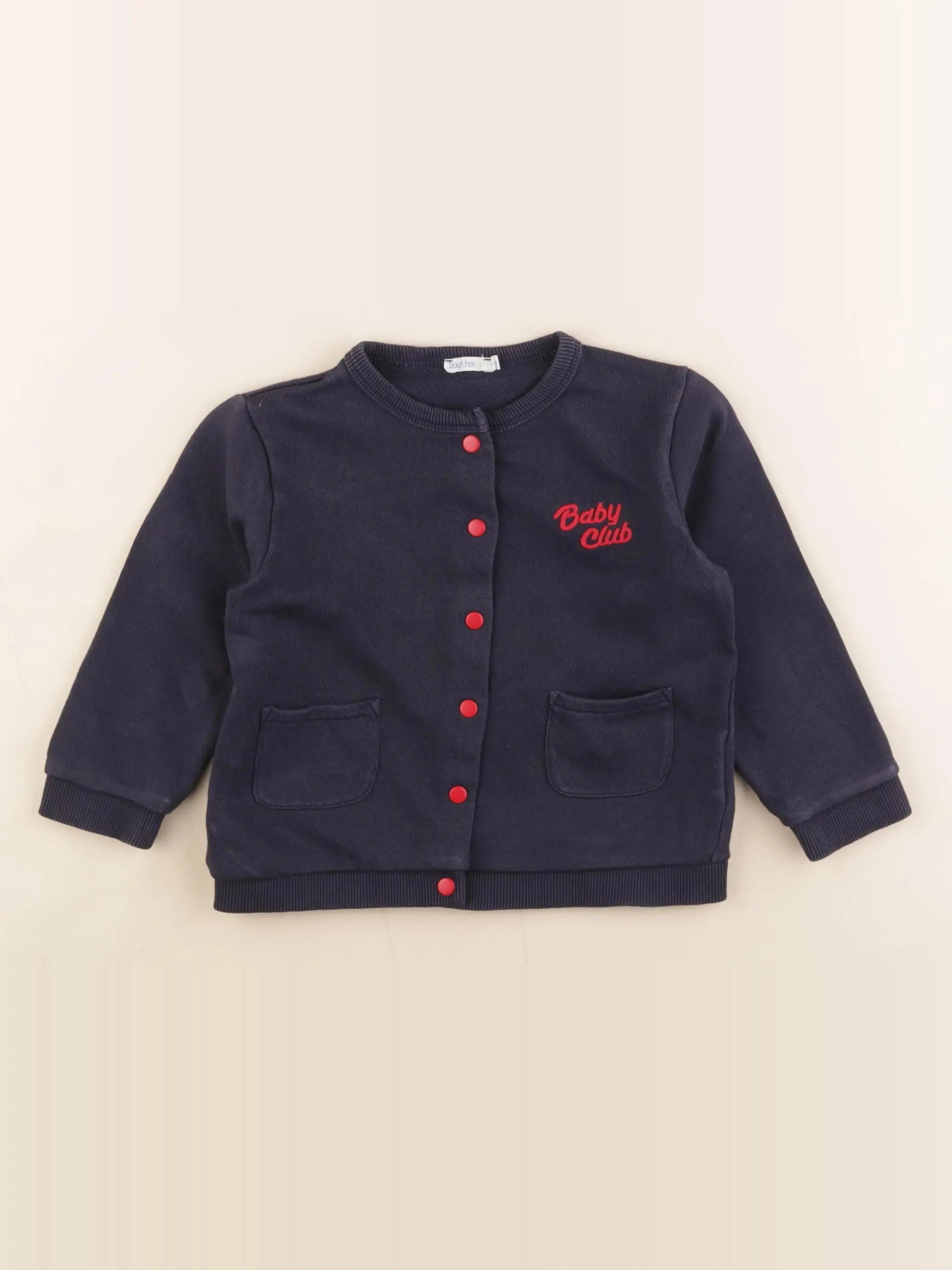 Boutchou - sweat bleu - 36 mois