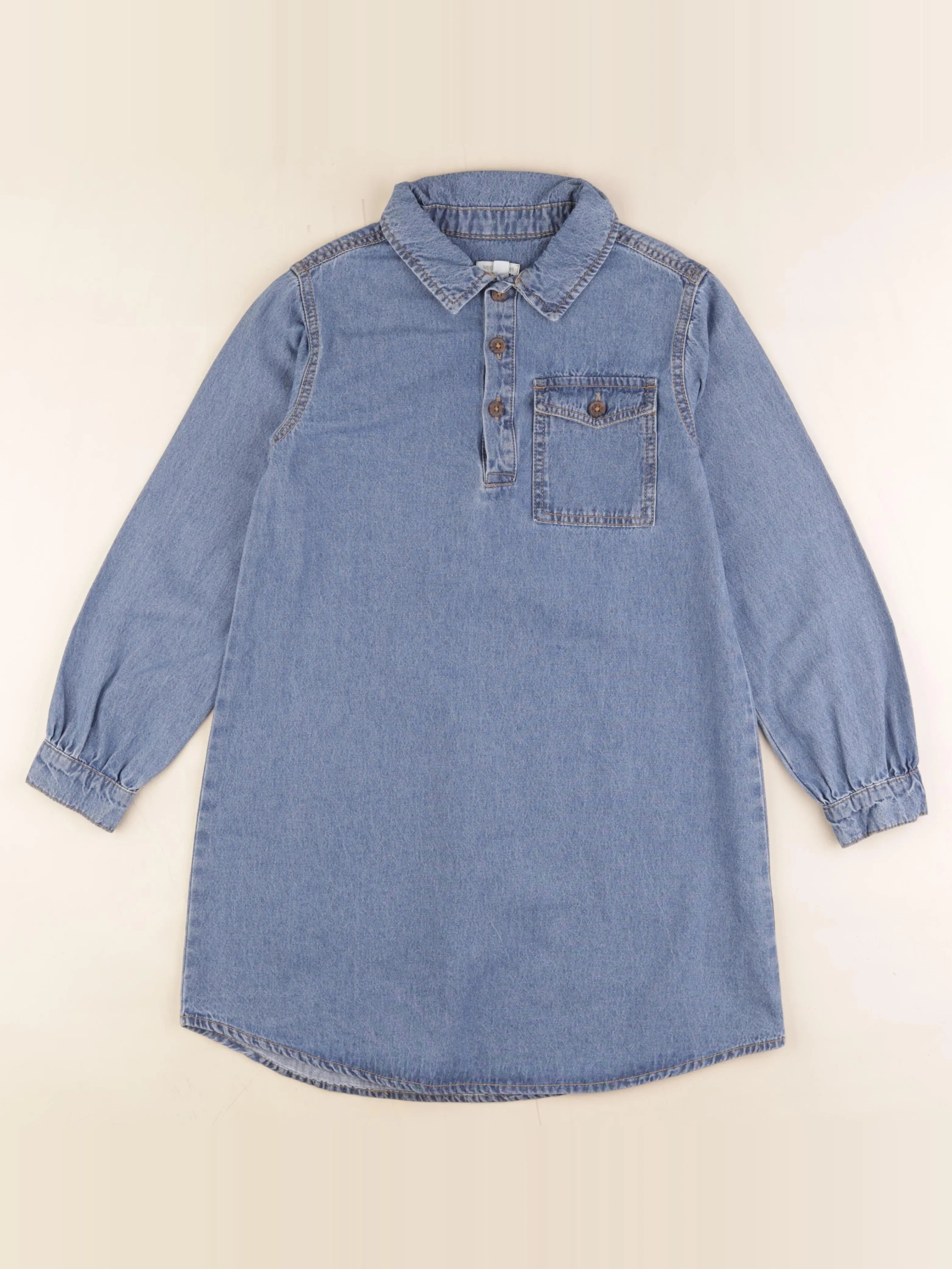 Vertbaudet - robe bleu - 10 ans