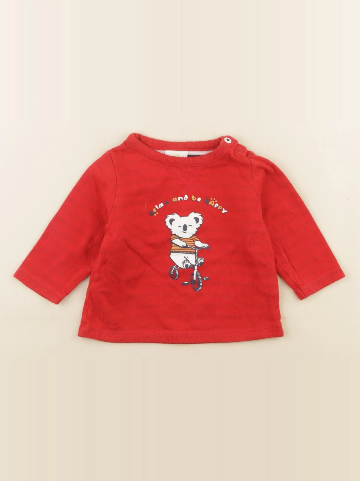 Tape à l'oeil - tee-shirt rouge - 9 mois