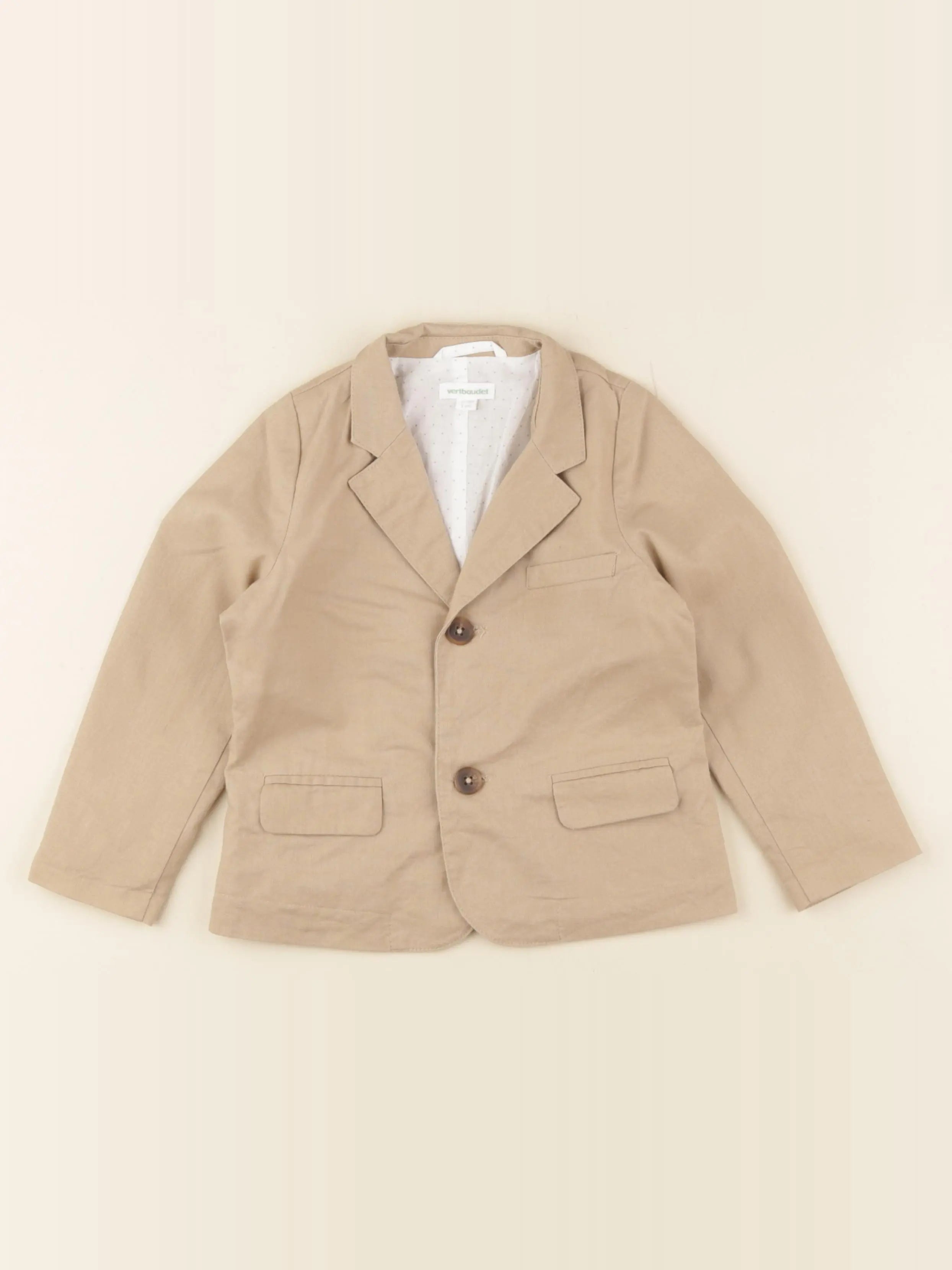 Vertbaudet - veste beige - 3 ans