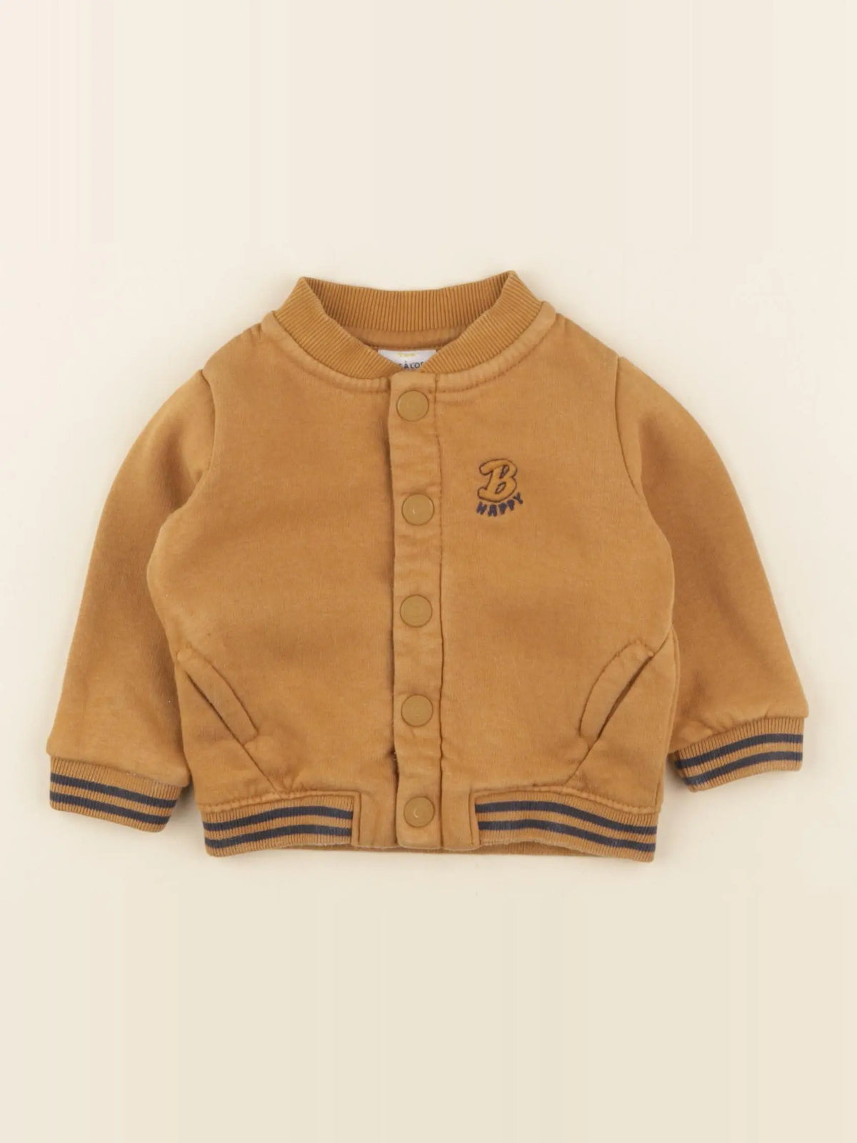 Tape à l'oeil - sweat marron - 6 mois