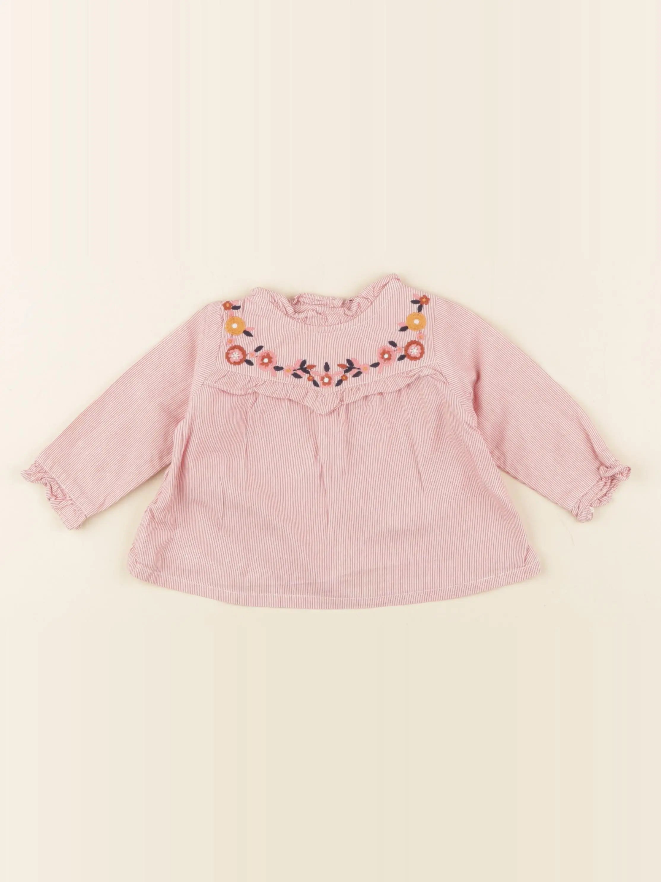 Boutchou - blouse rose - 6 mois