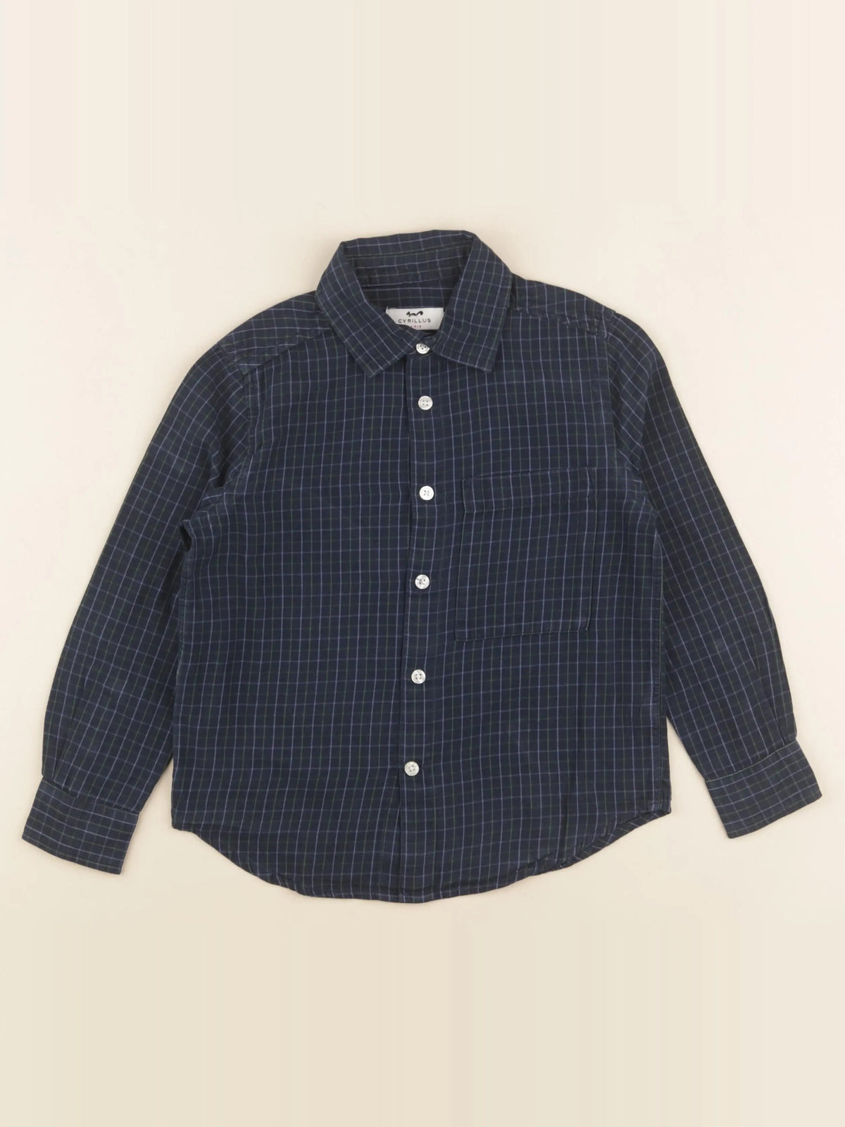 Cyrillus - chemise bleu - 6 ans
