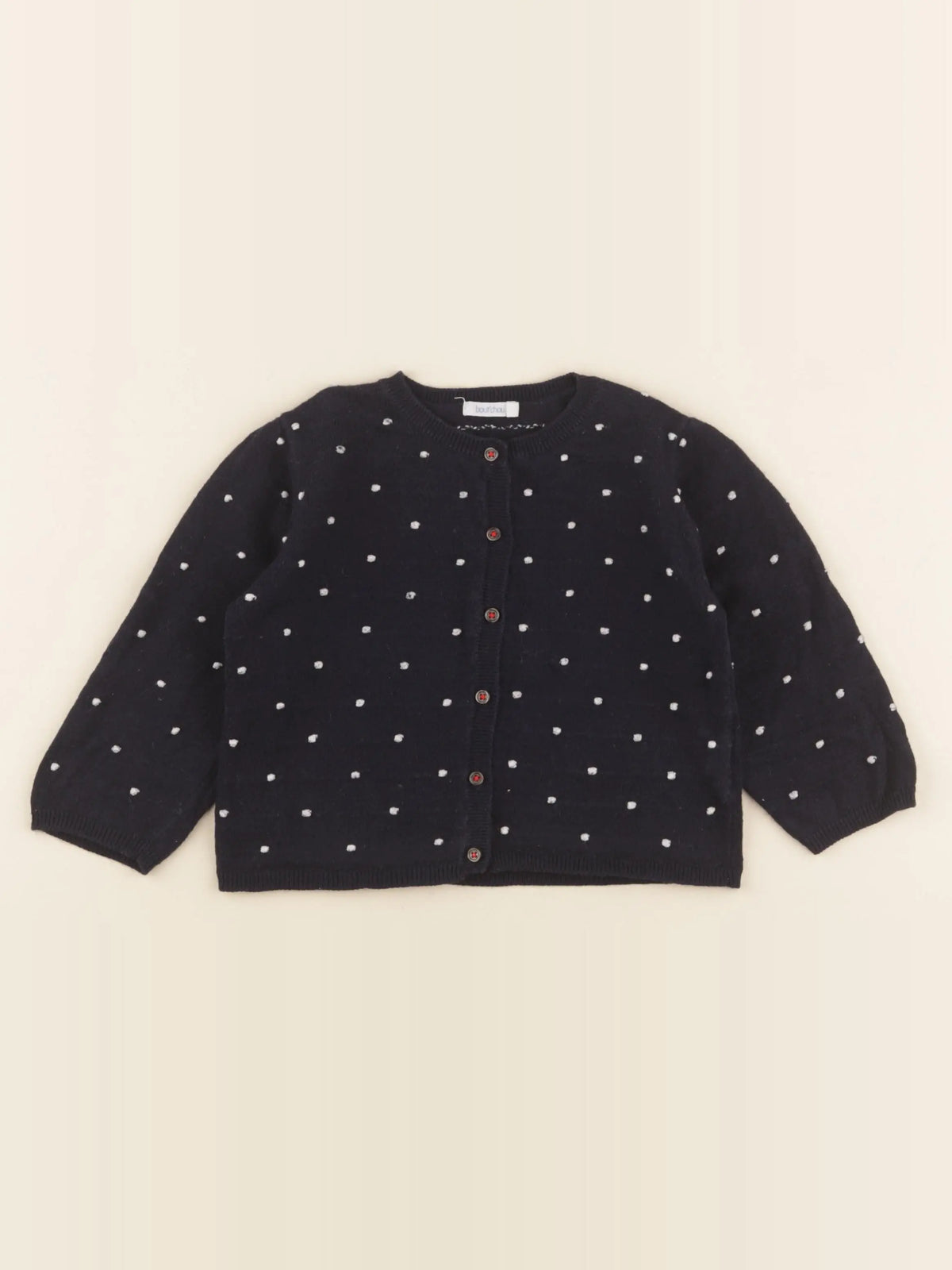 Boutchou - gilet bleu - 24 mois