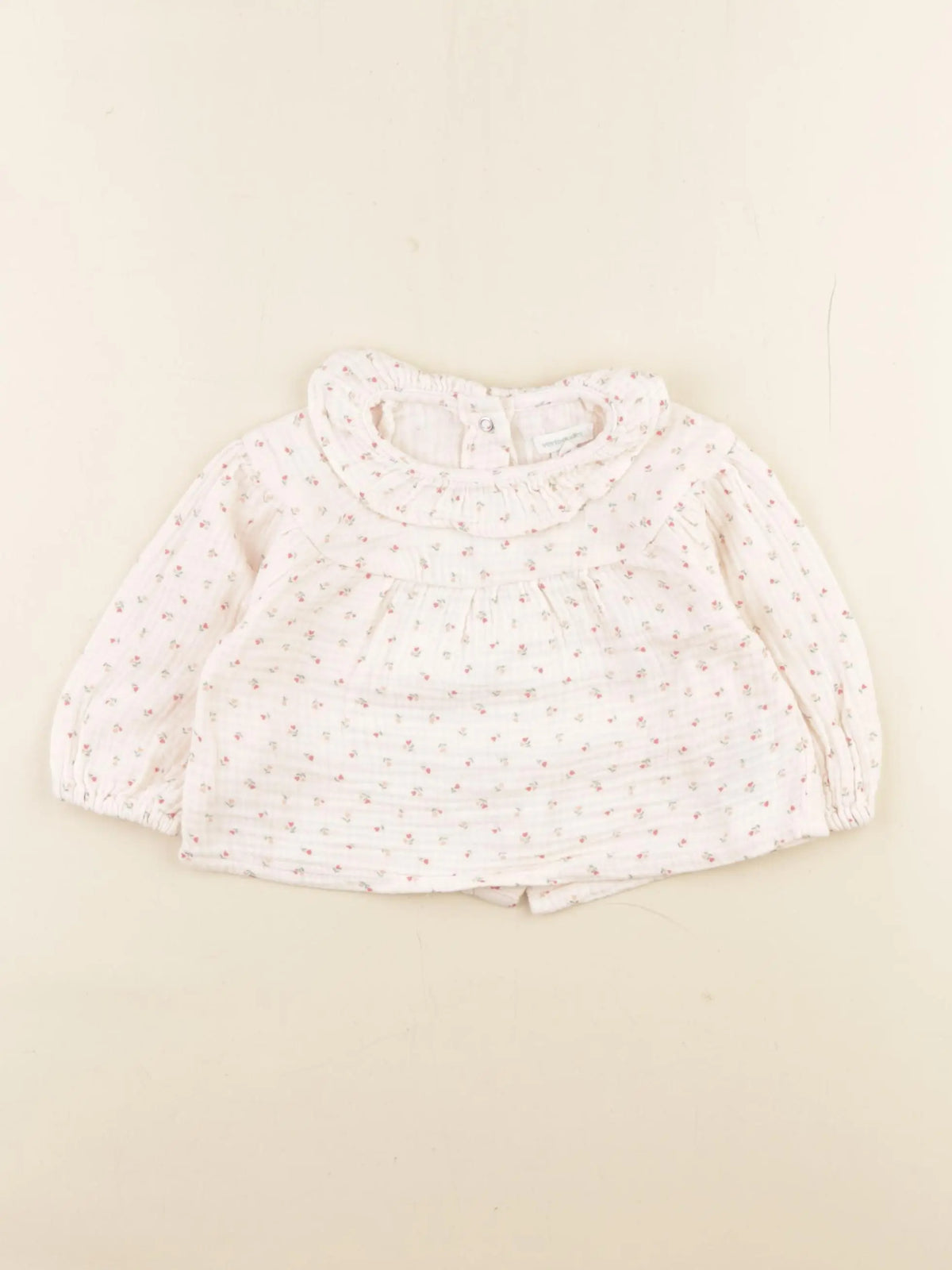 Vertbaudet - blouse rose - 6 mois
