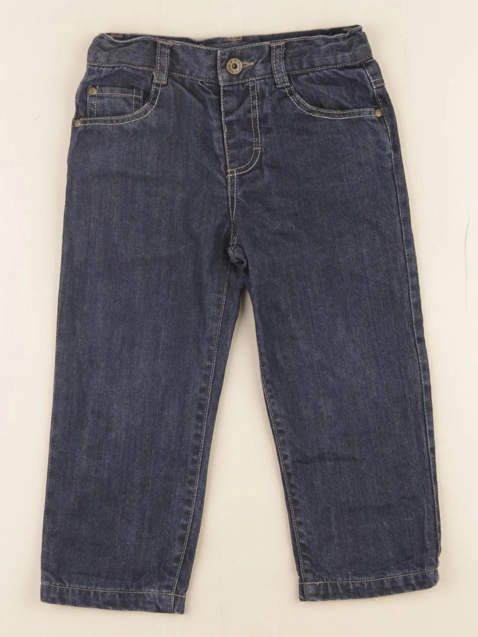 Boutchou - jean doublé bleu - 24 mois
