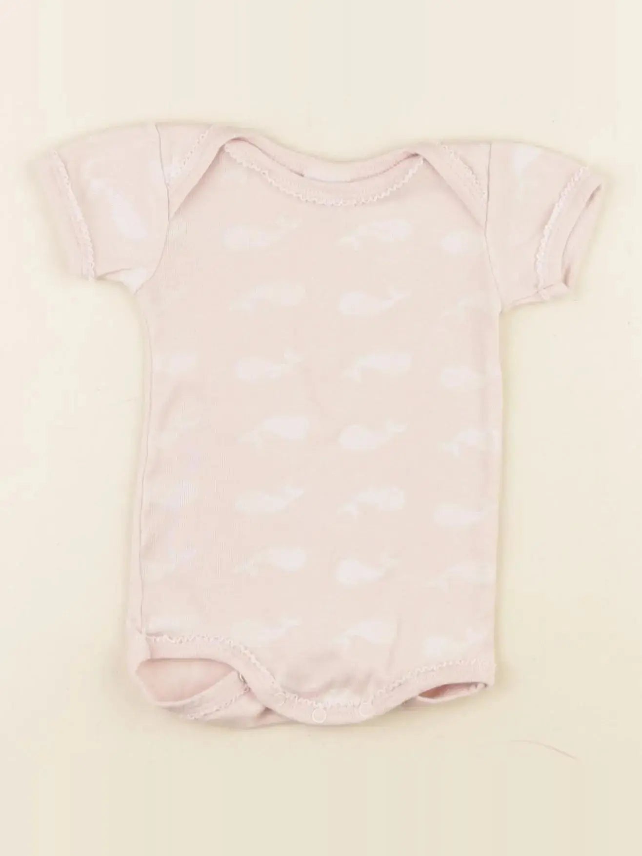 Petit Bateau - body rose - 3 mois
