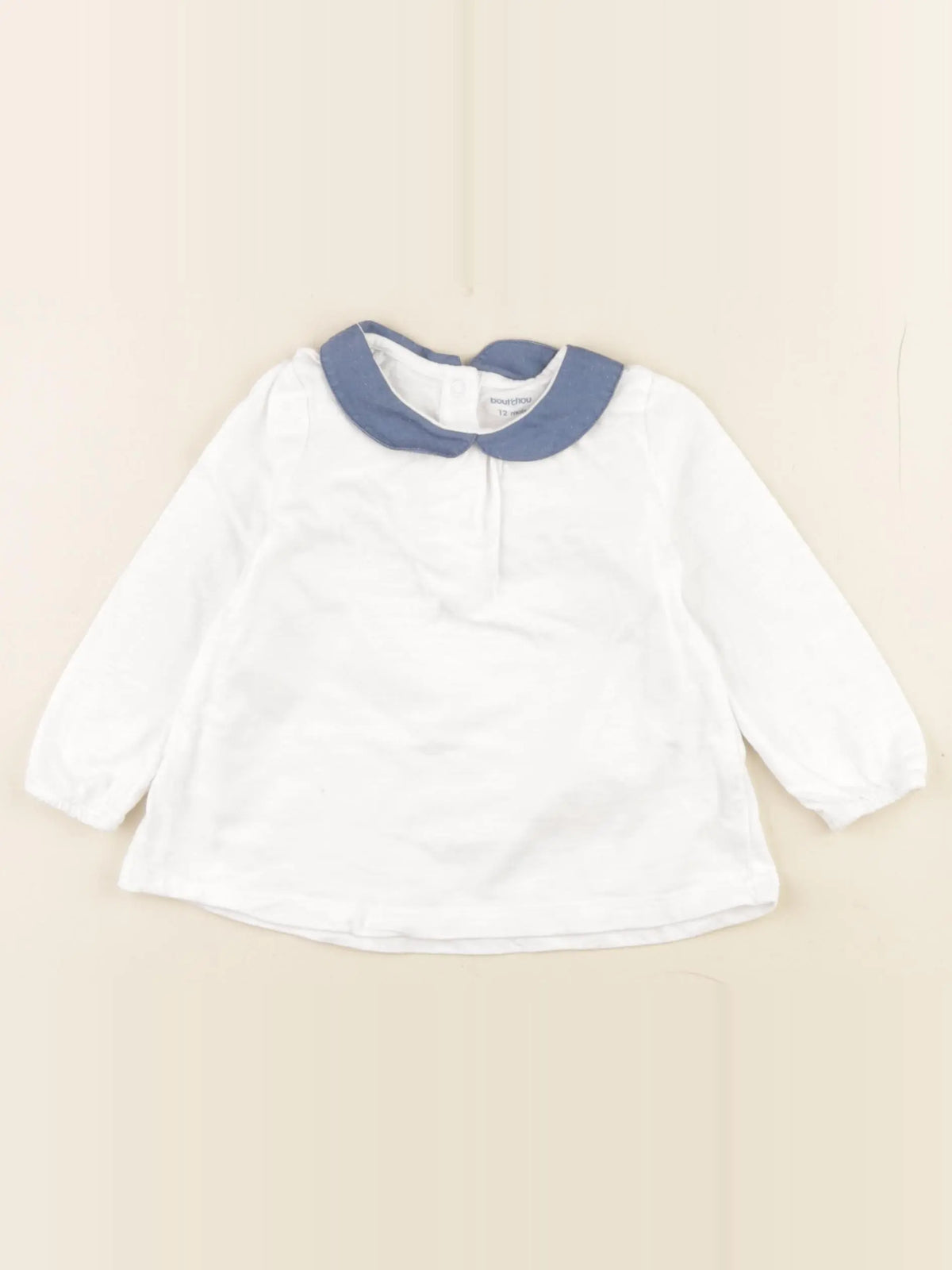 Boutchou - tee-shirt blanc - 12 mois