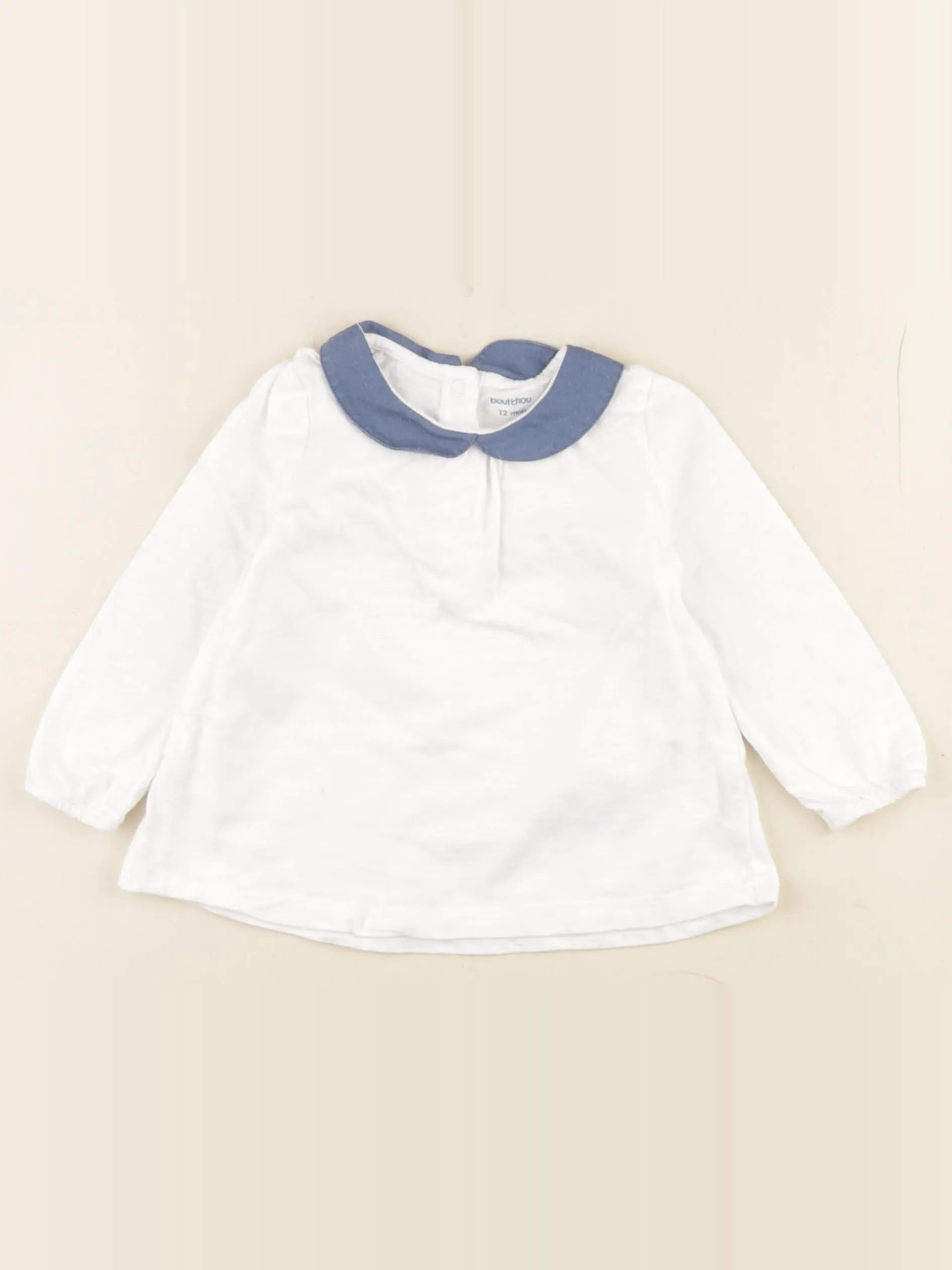 Boutchou - tee-shirt blanc - 12 mois