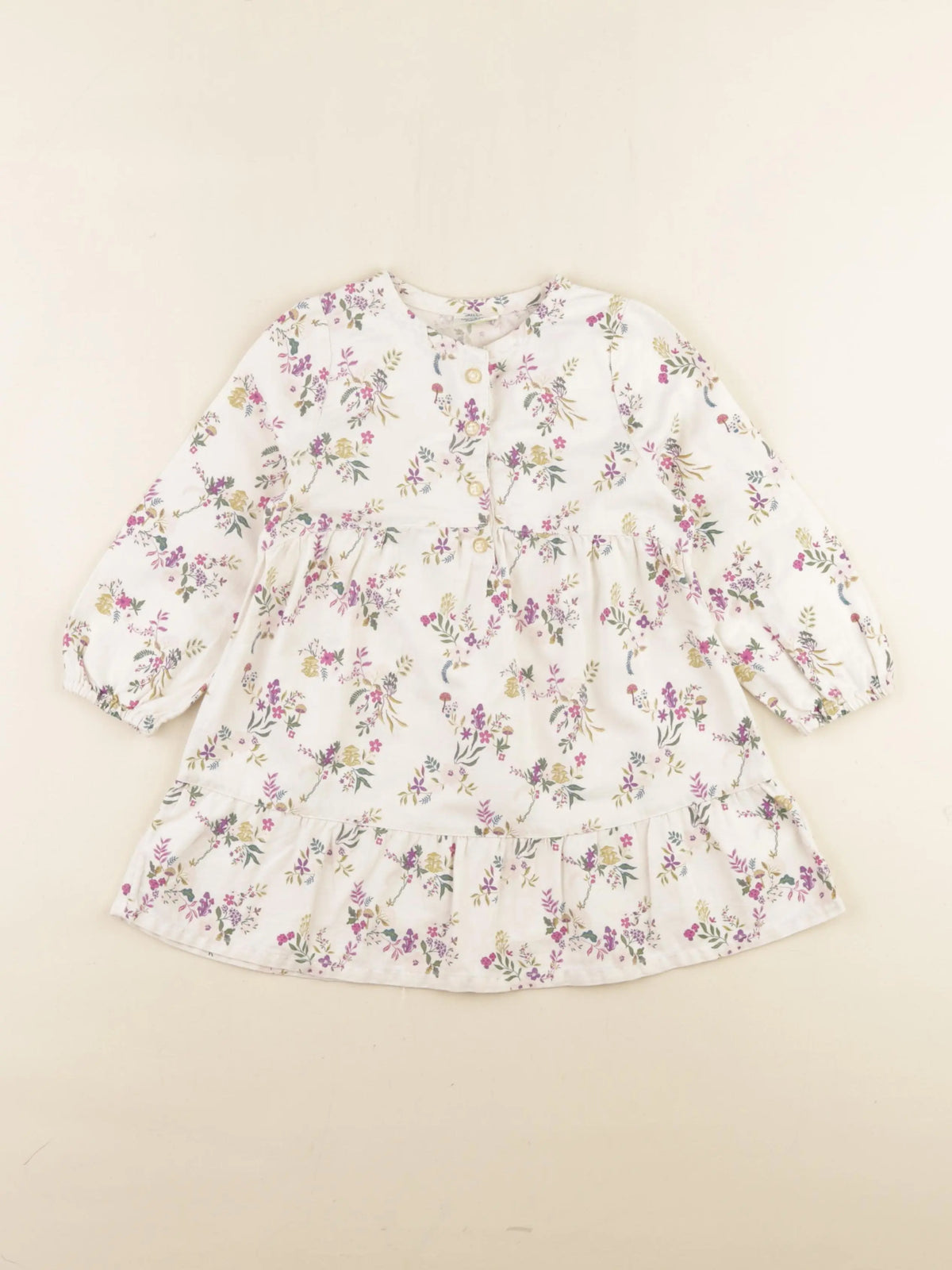 Tape à l'oeil - robe beige - 24 mois