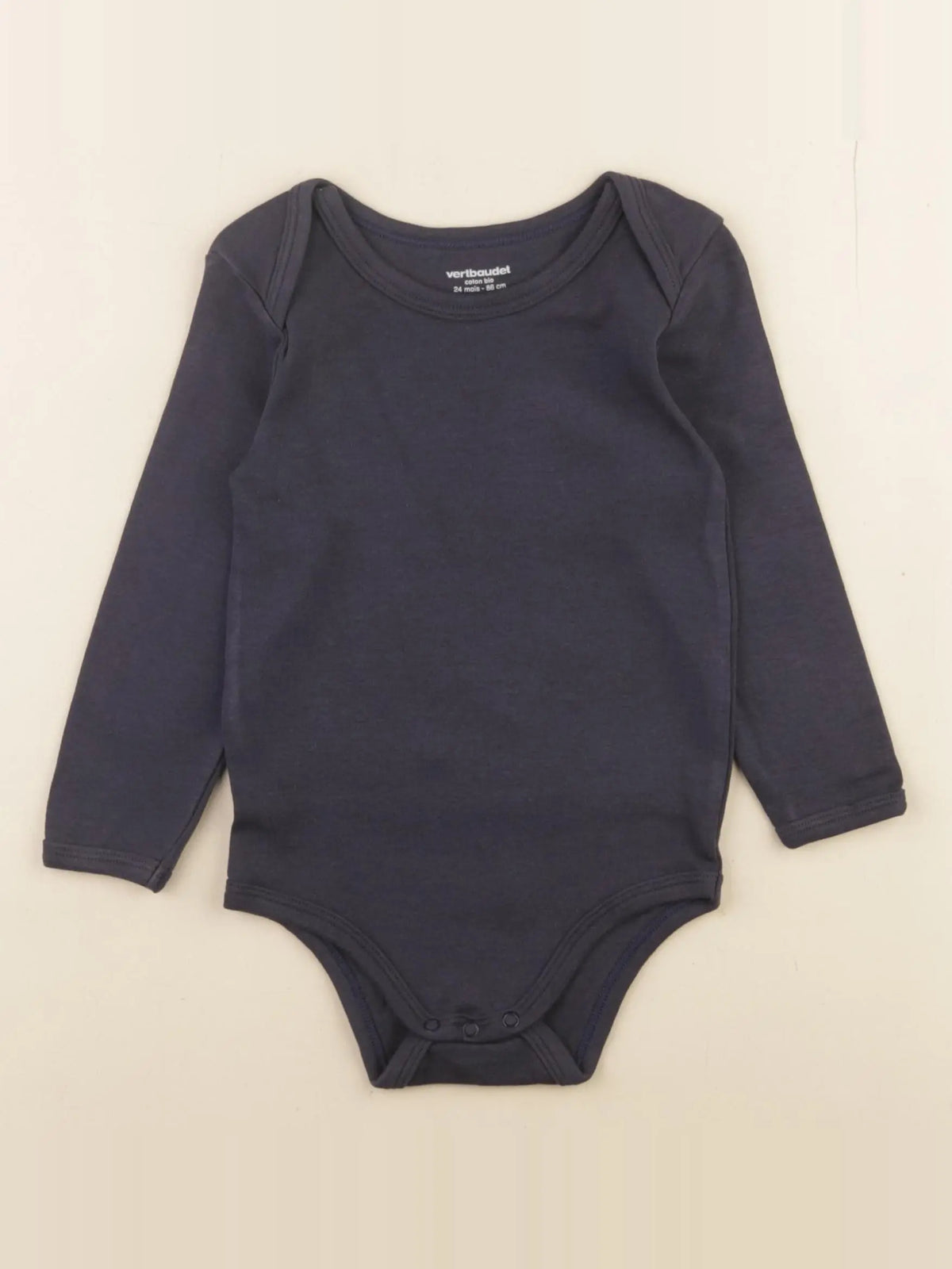 Vertbaudet - body bleu - 24 mois