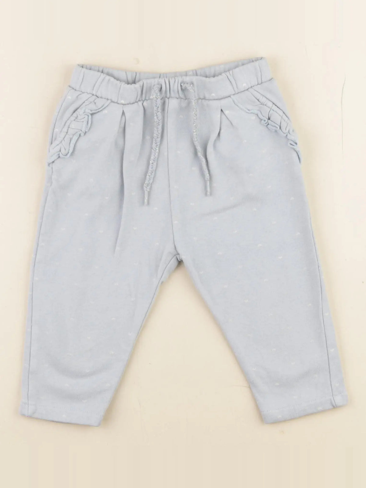 Vertbaudet - jogging bleu, or - 12 mois