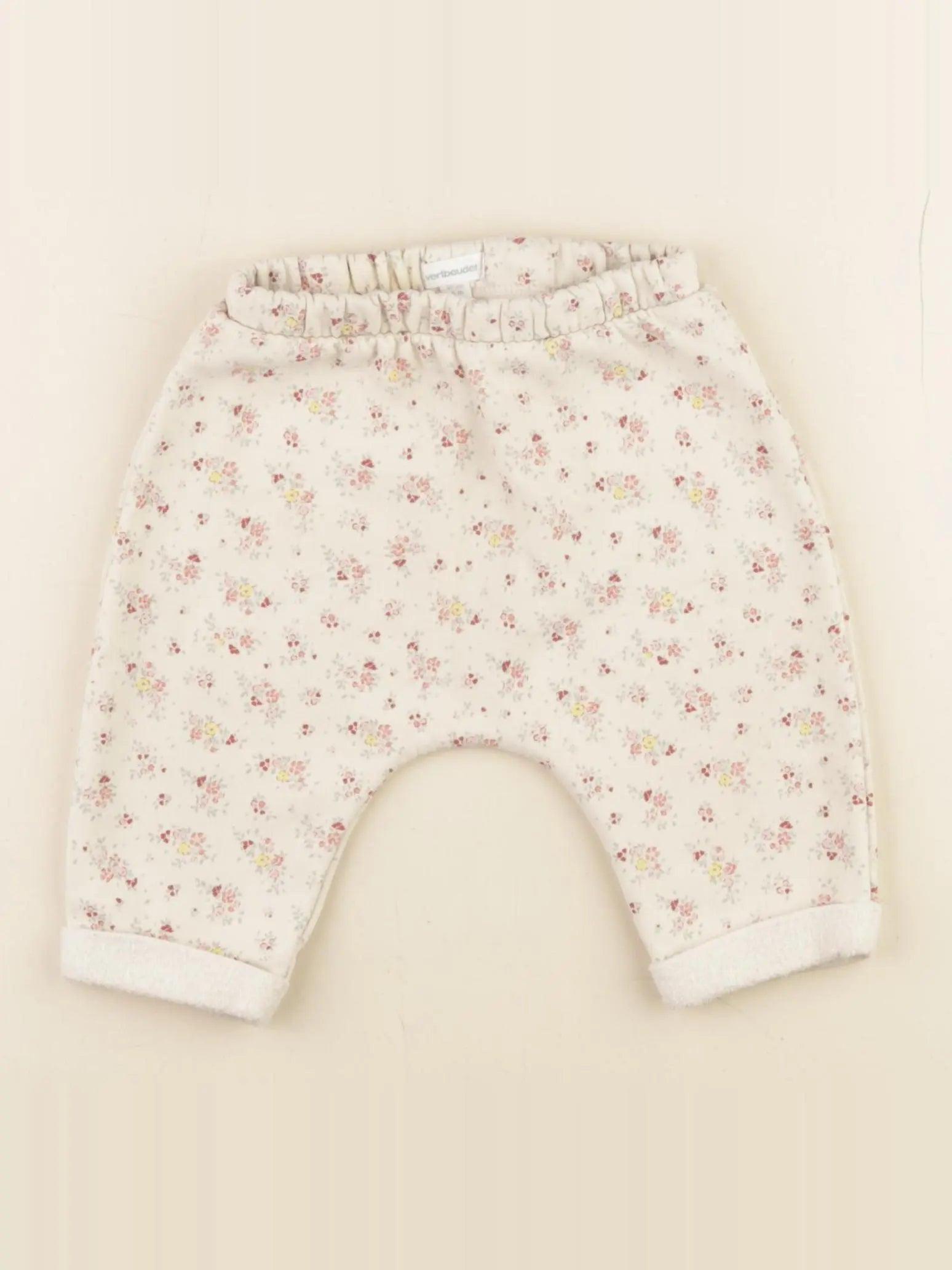 Vertbaudet - jogging beige - 6 mois