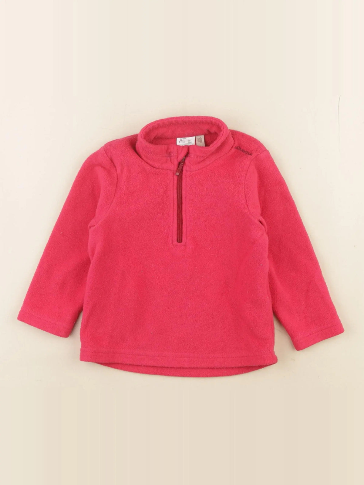 Decathlon ski - polaire rose - 18 mois