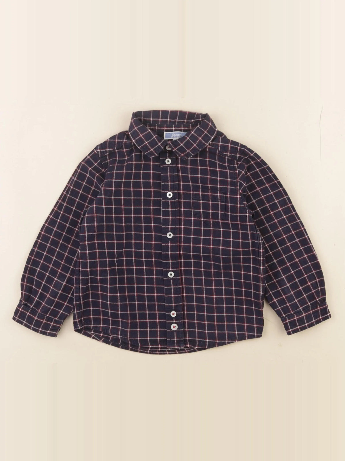 Jacadi - chemise bleu - 24 mois