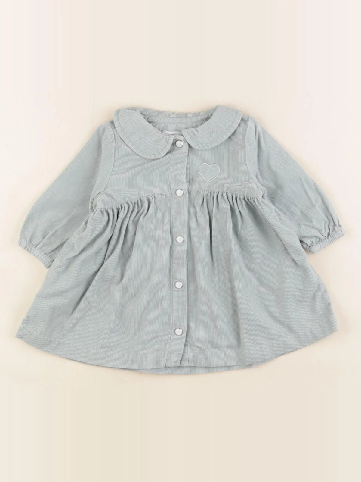 Vertbaudet - robe bleu - 3 mois