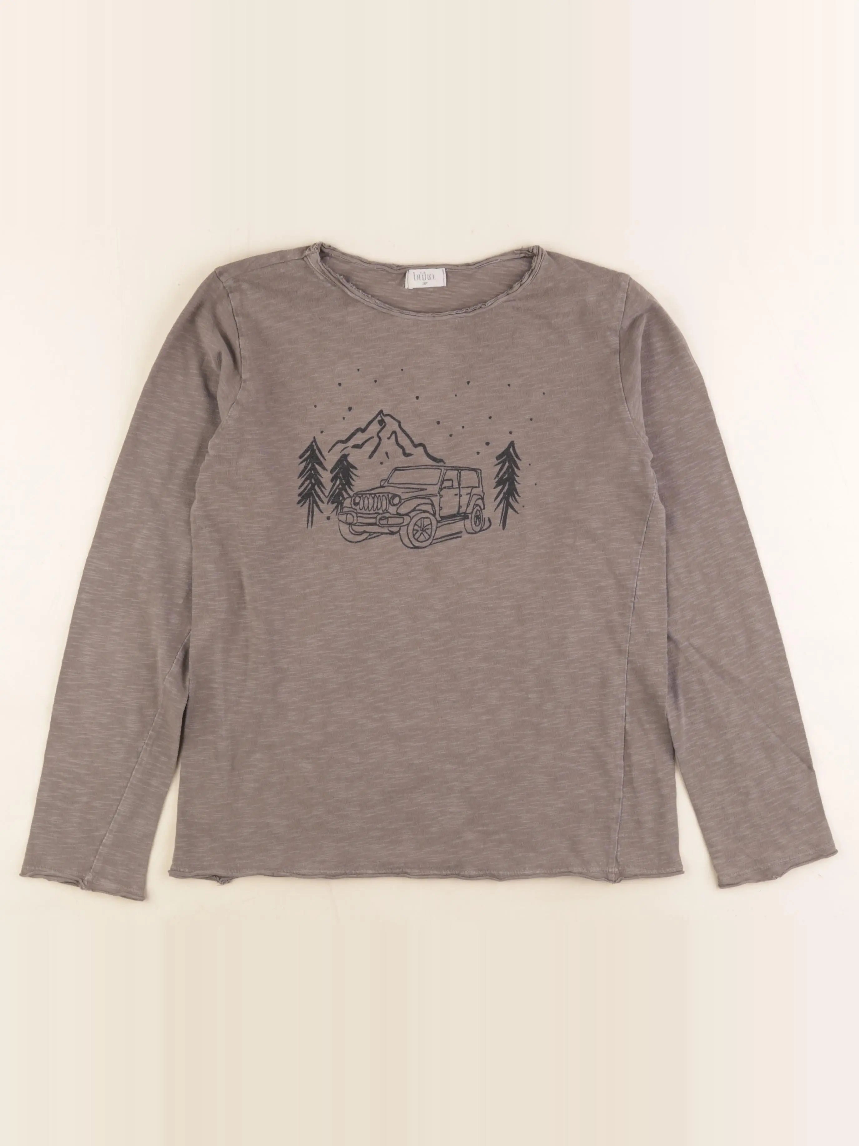 Buho - tee-shirt marron - 10 ans