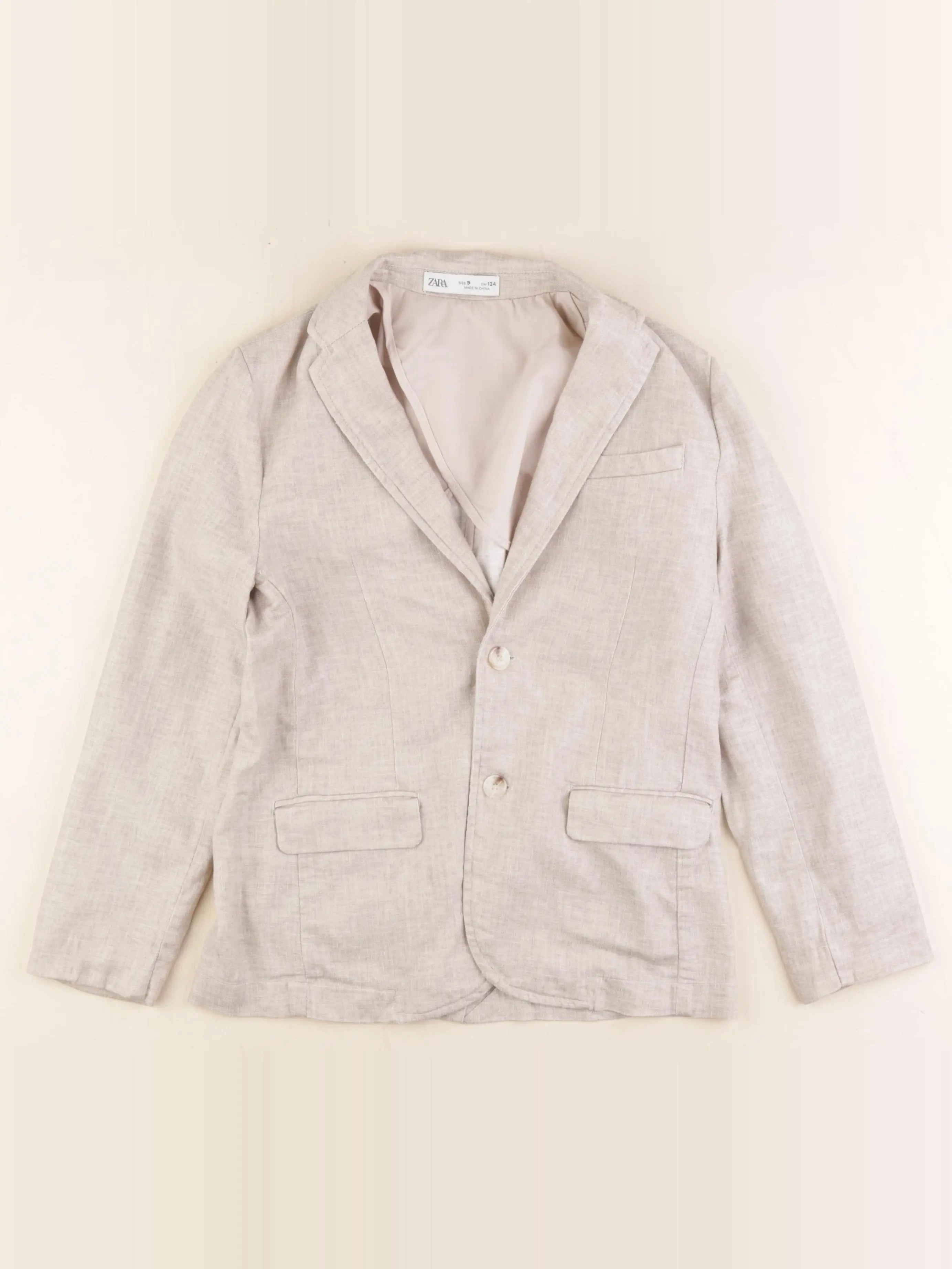 Zara - veste beige - 9 ans