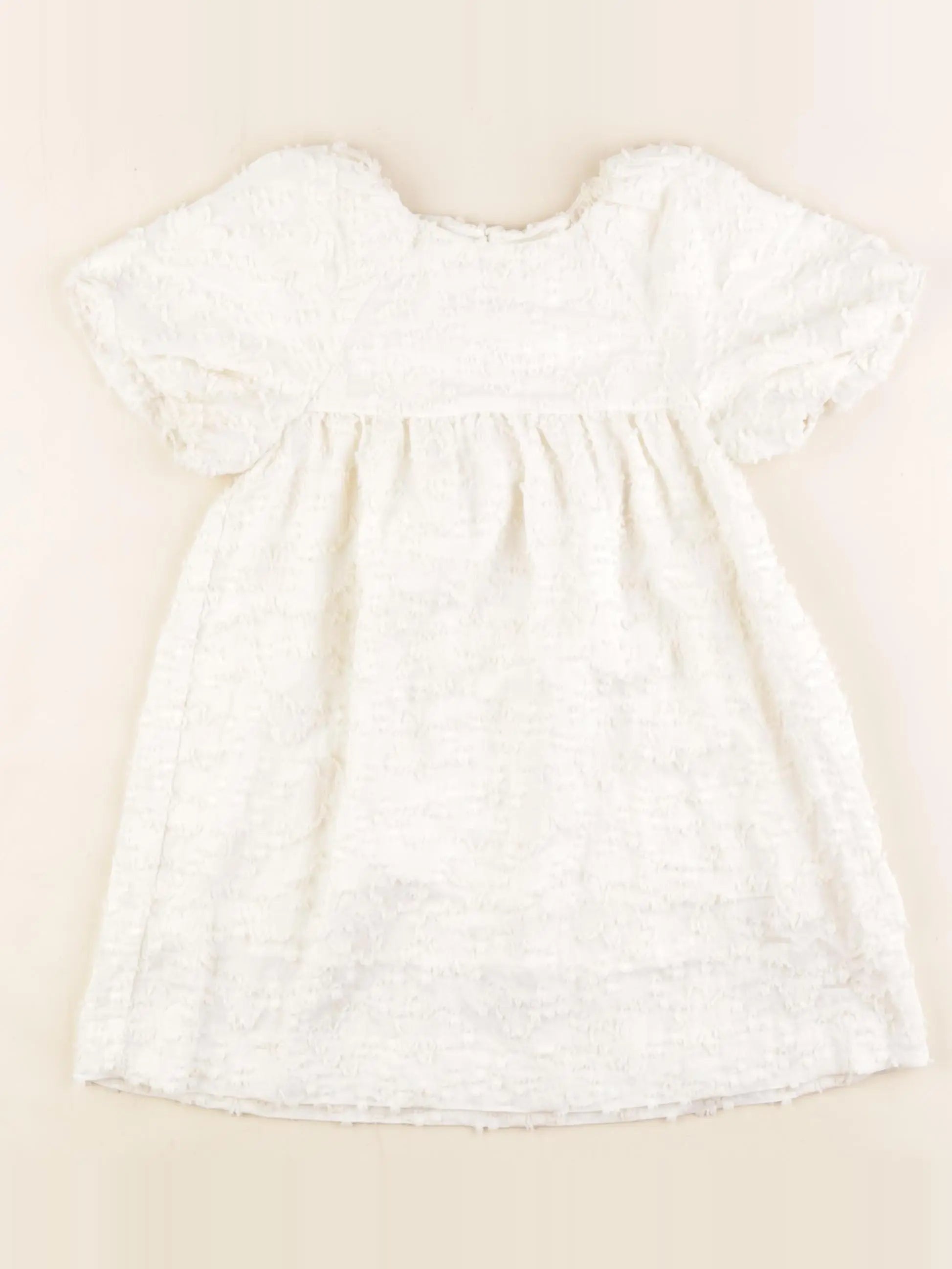 Zara - robe blanc - 2/3 ans