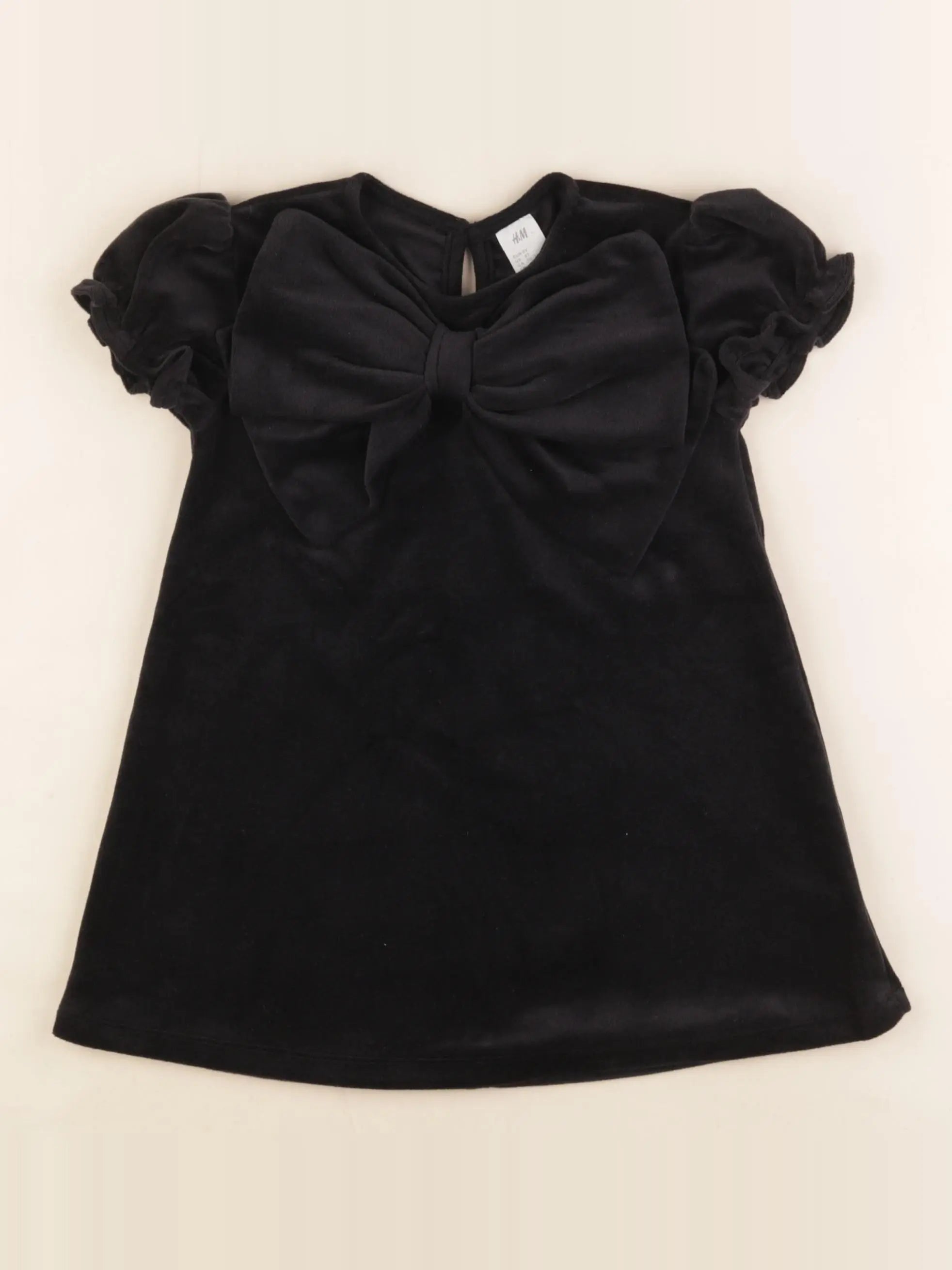 H&M - robe noir - 18/24 mois