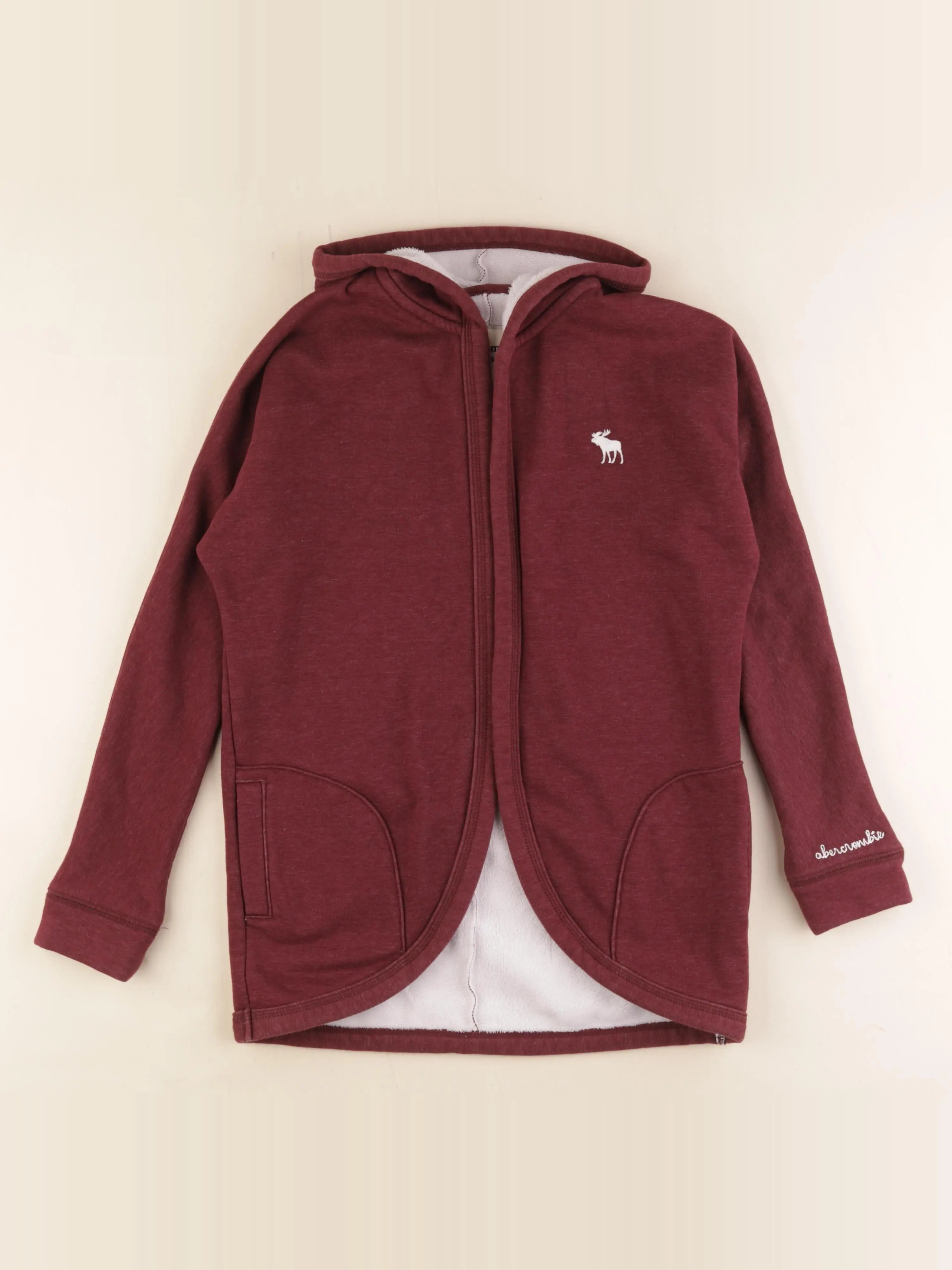 Abercrombie - sweat rouge - 9/10 ans