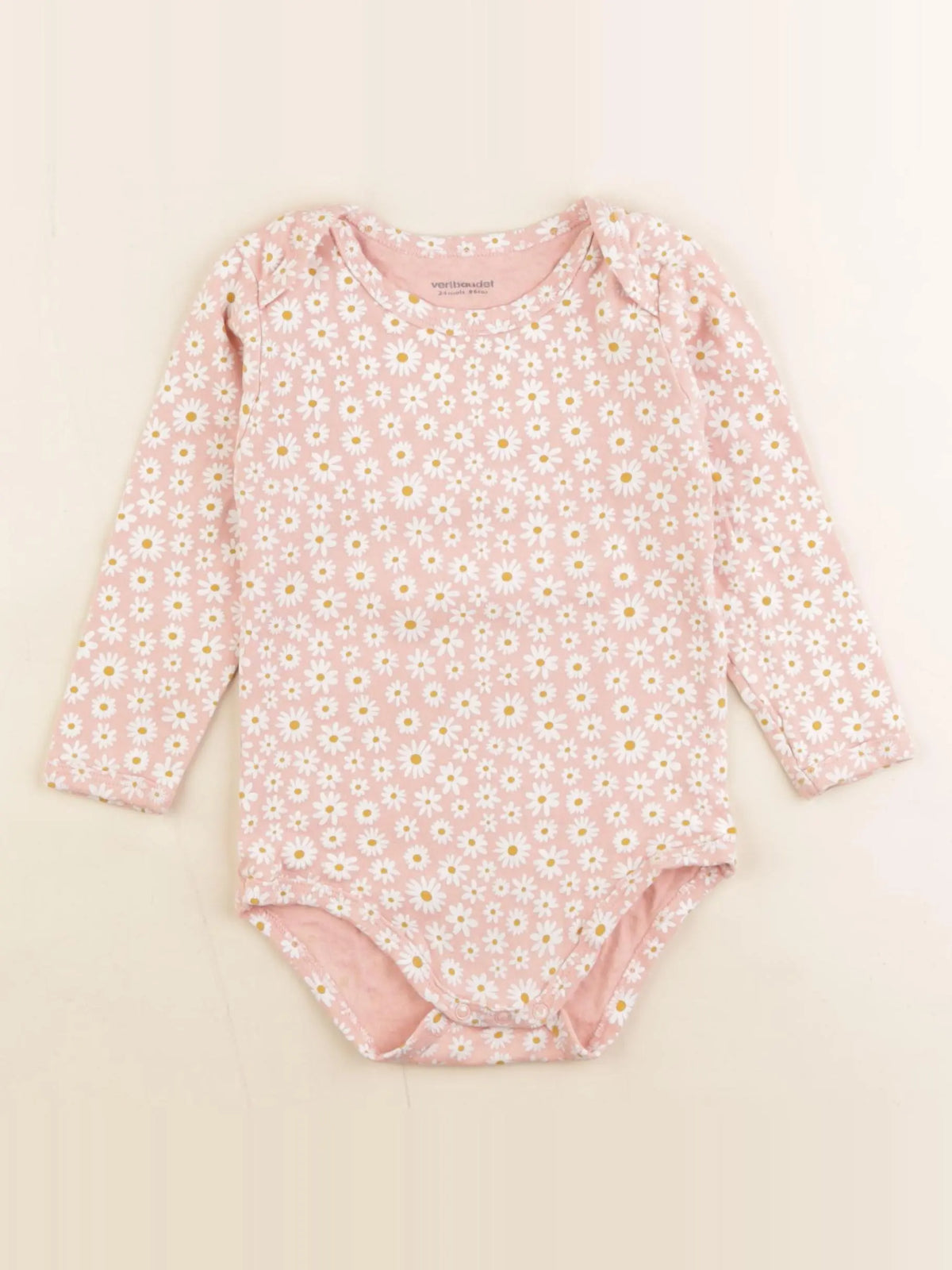 Vertbaudet - body rose - 24 mois