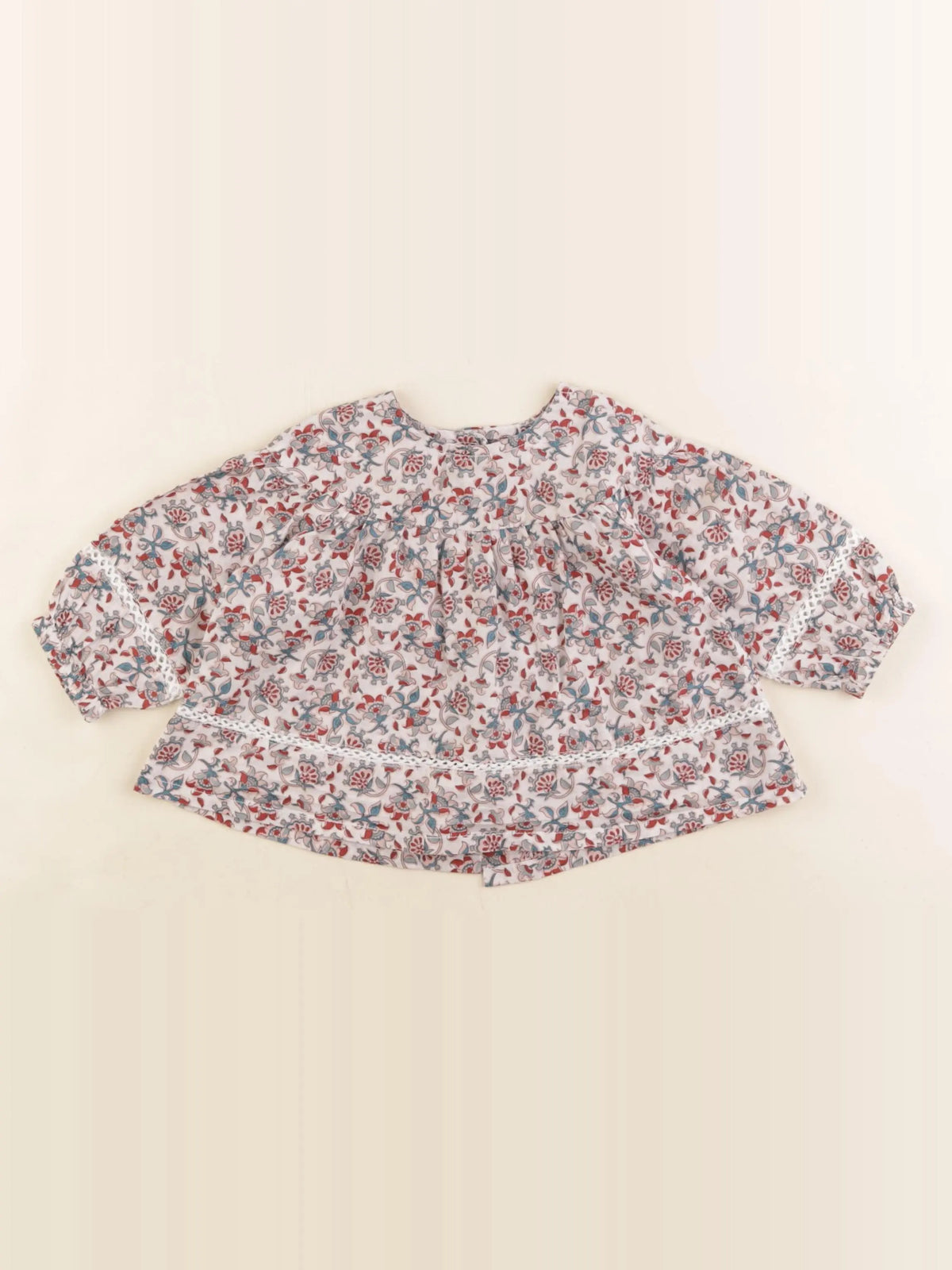 Vertbaudet - blouse multicolore - 9 mois