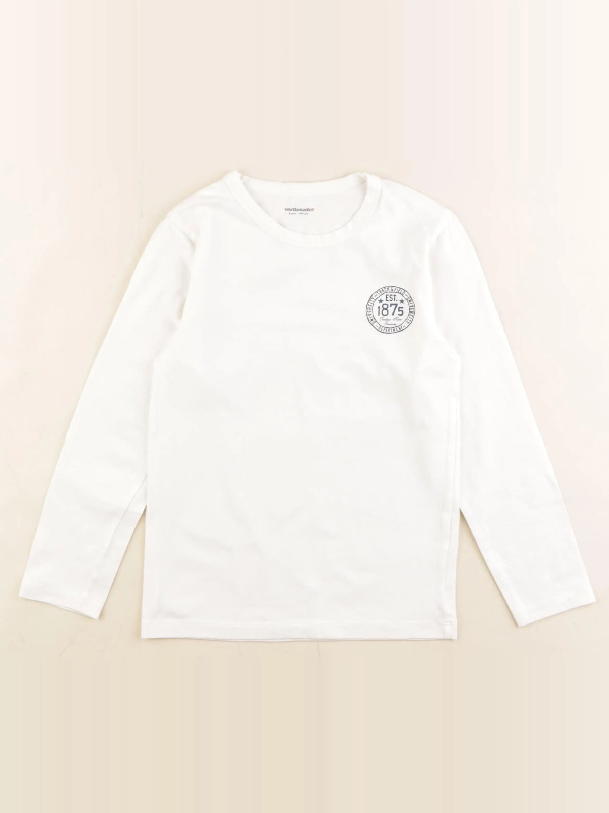 Vertbaudet - maillot de corps blanc - 8 ans